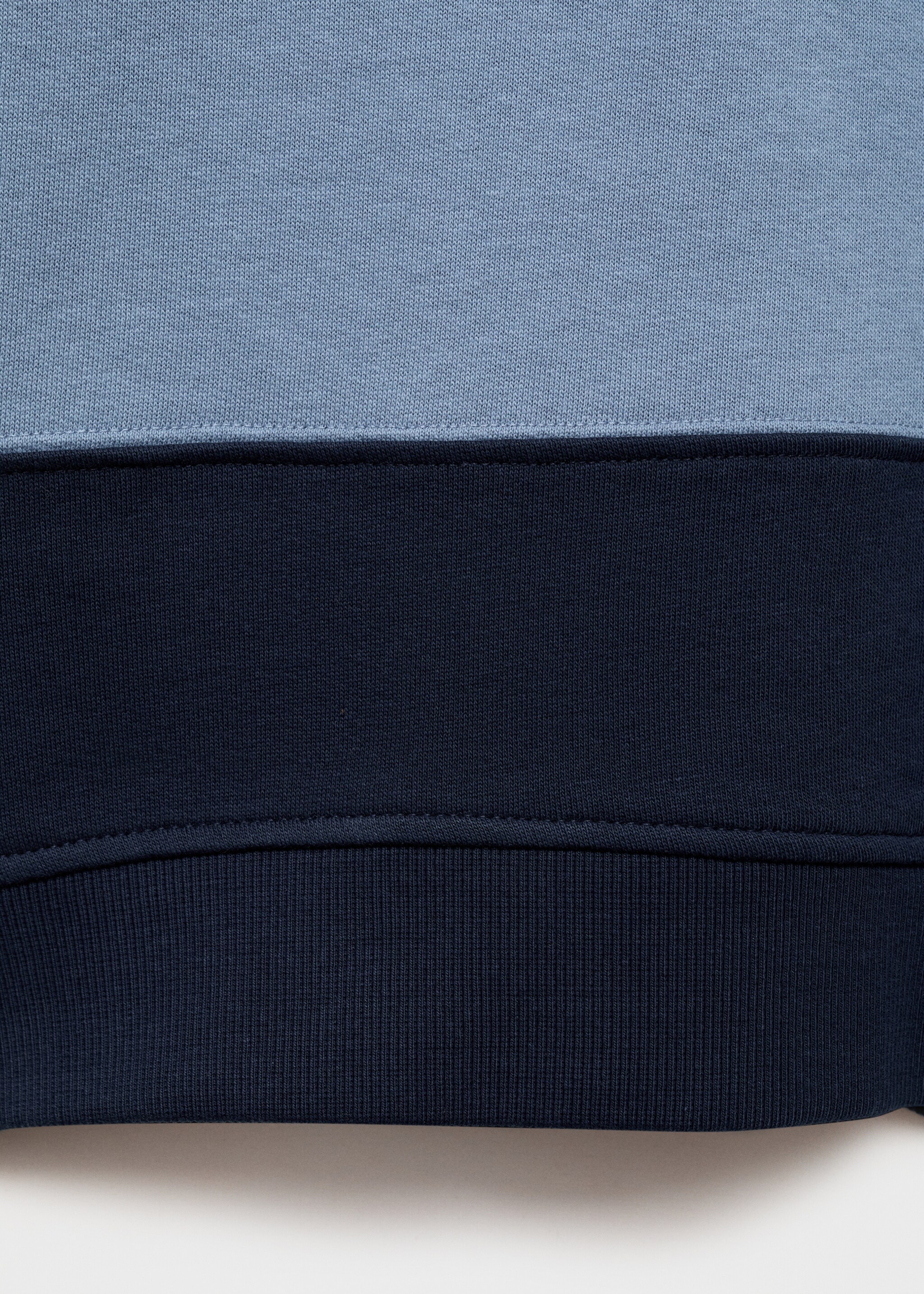 Sweat rayures col polo - Détail de l'article 0