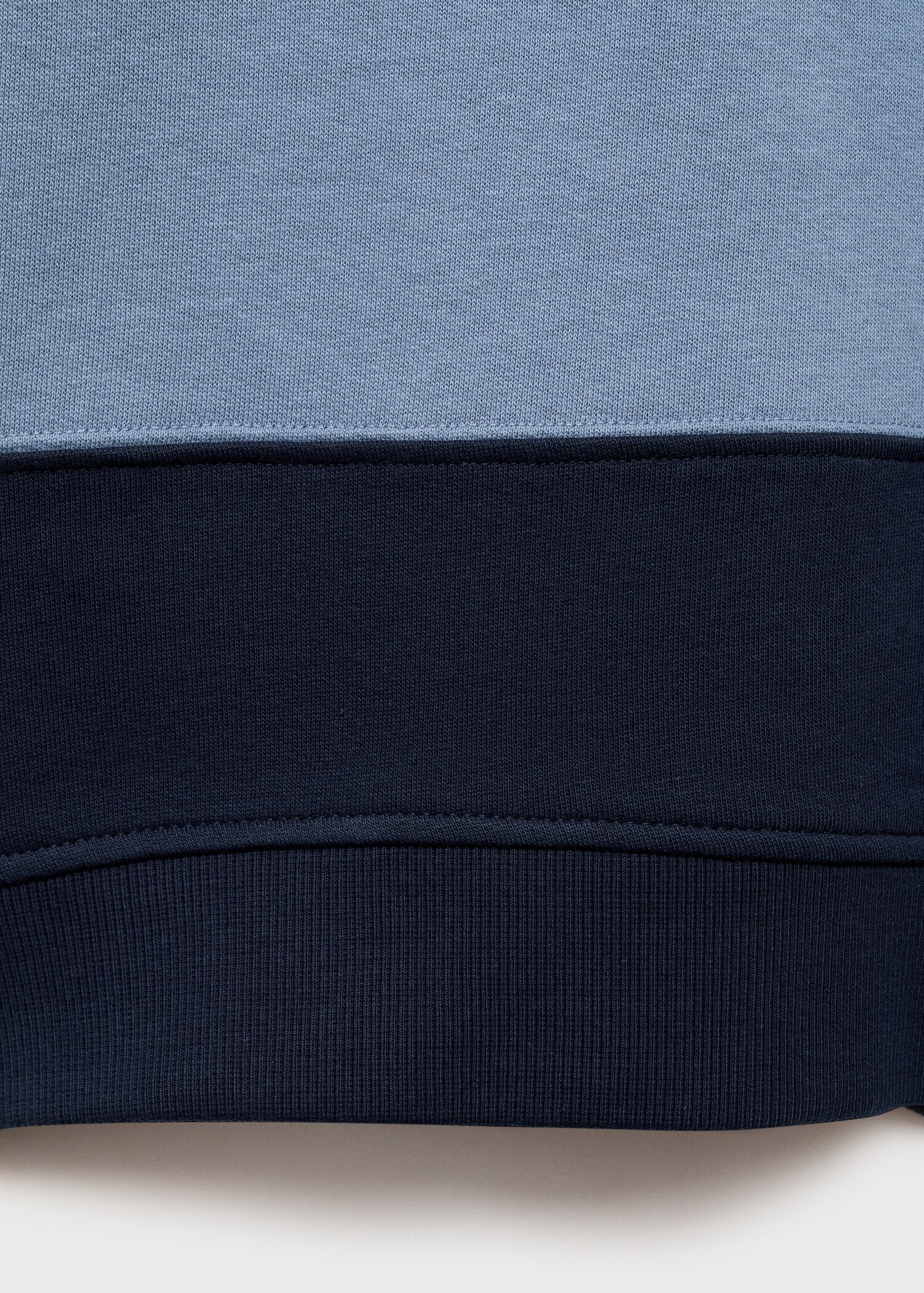 Striped polo-neck sweatshirt - Details of the article 0
