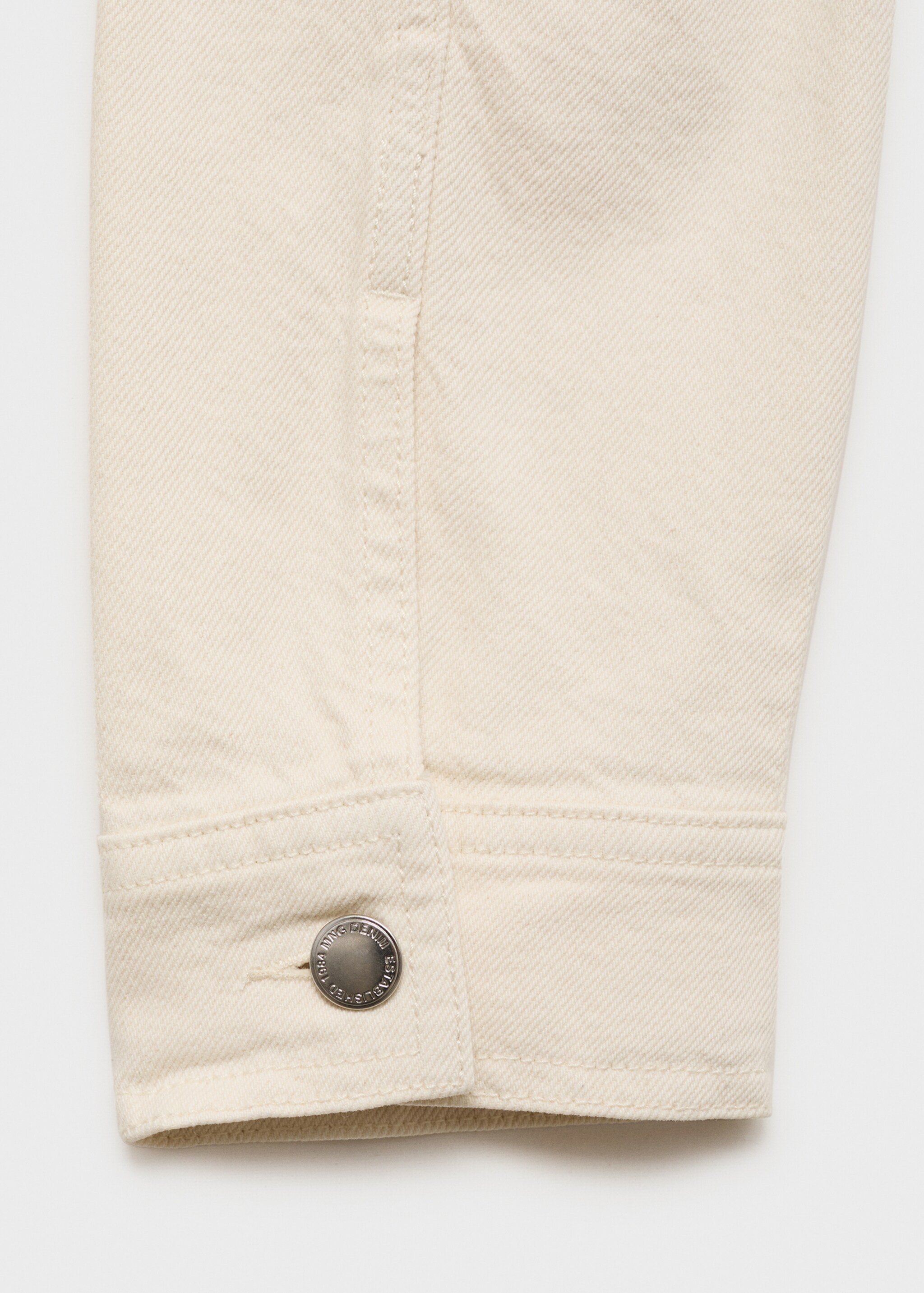 Cotton jacket with high collar and pockets - Details of the article 0