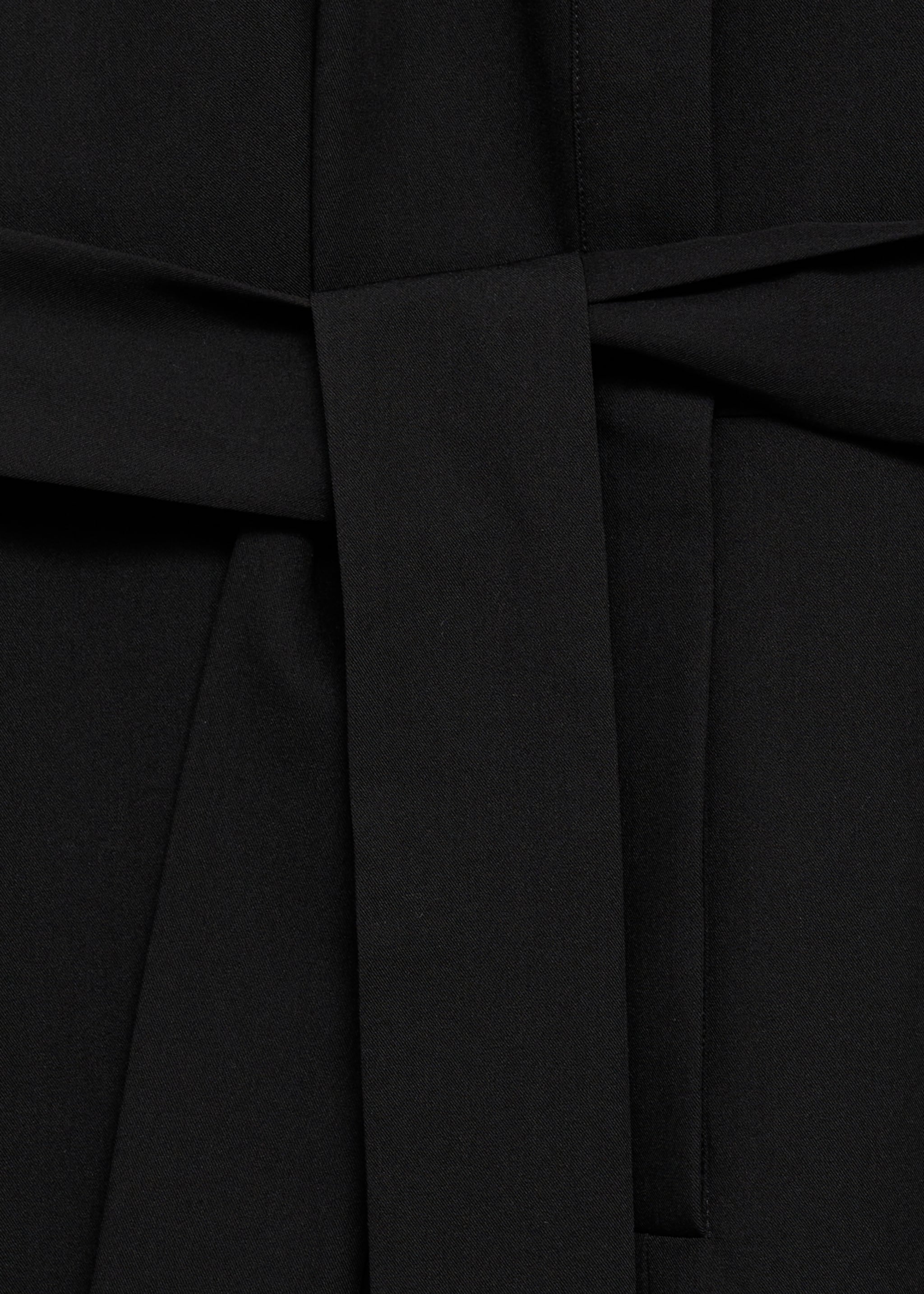 Straight-fit jumpsuit with belt - Details of the article 8