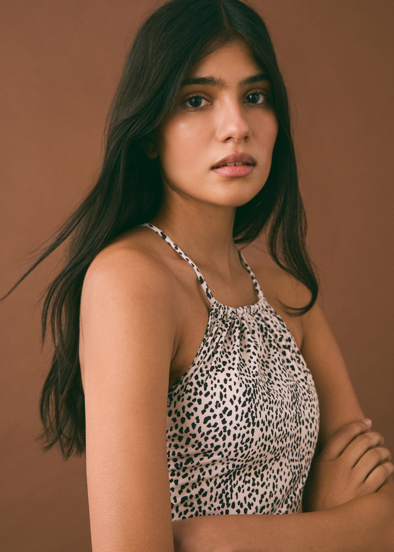 Badeanzug mit Animal-Print - Detail des Artikels 1