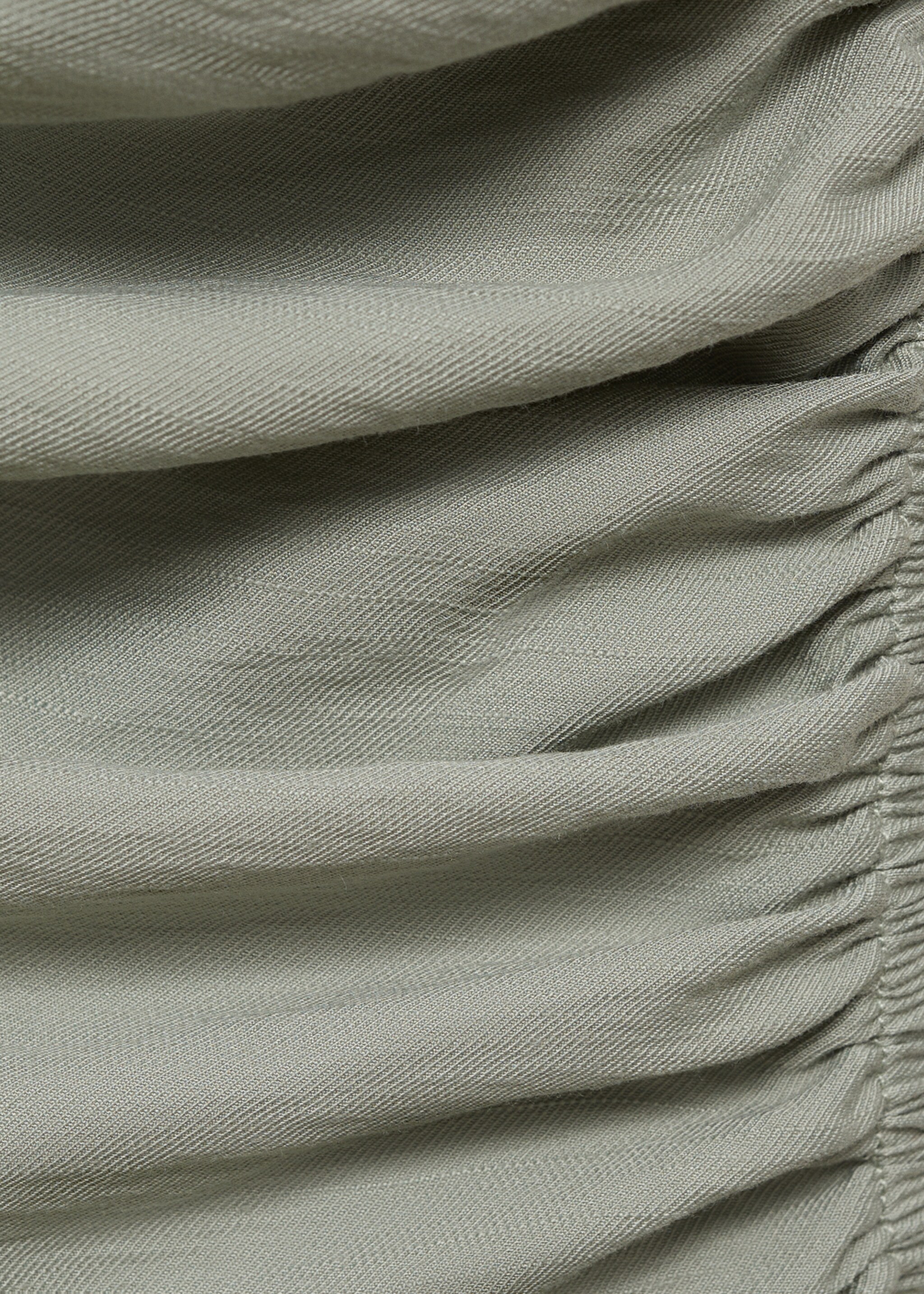 Asymmetrical draped short dress - Details of the article 0