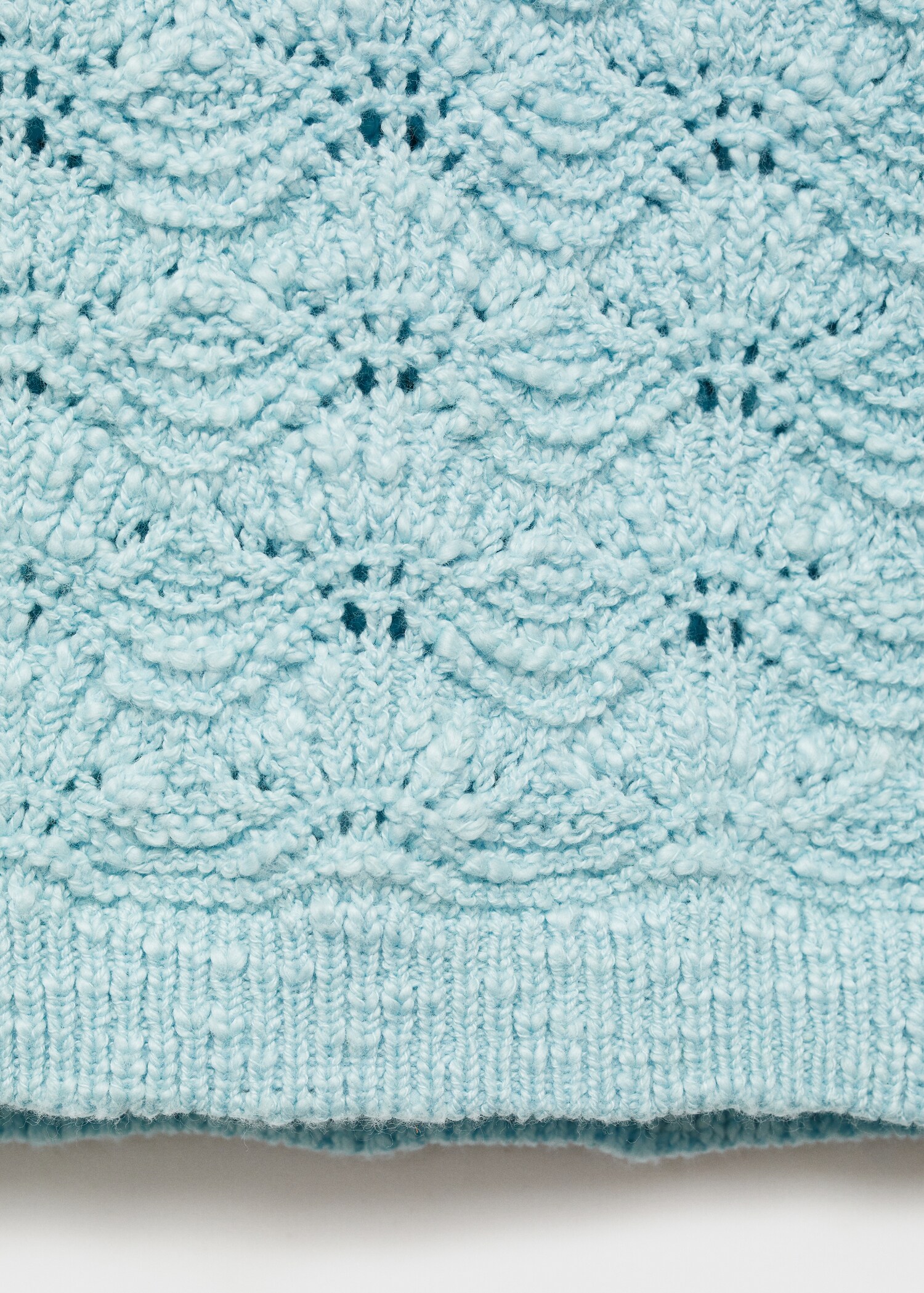 Jersey crochet cuello polo - Detalle del artículo 0