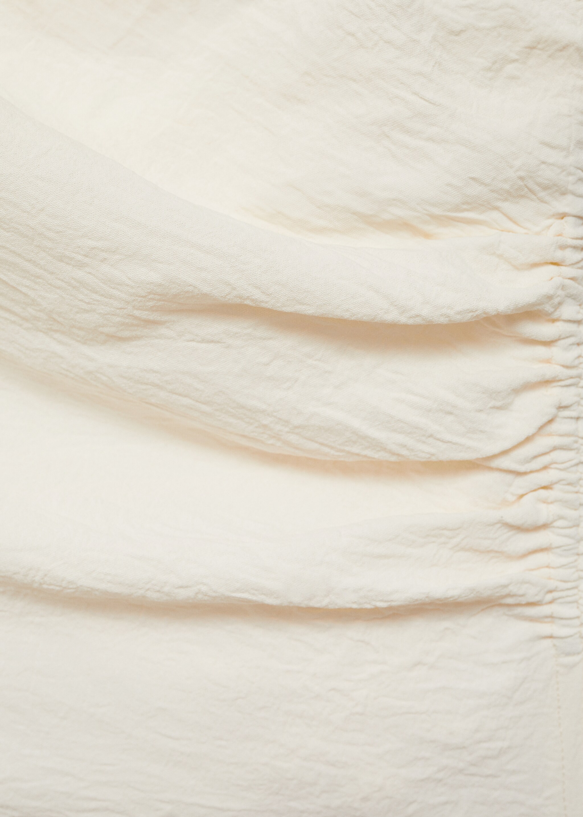 Asymmetric ruched top - Details of the article 0