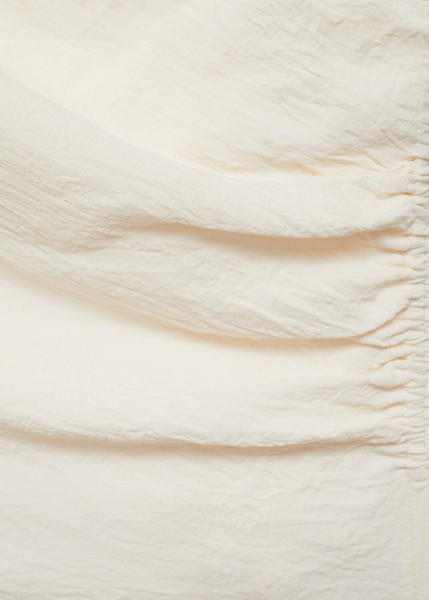 Asymmetric ruched top - Details of the article 0
