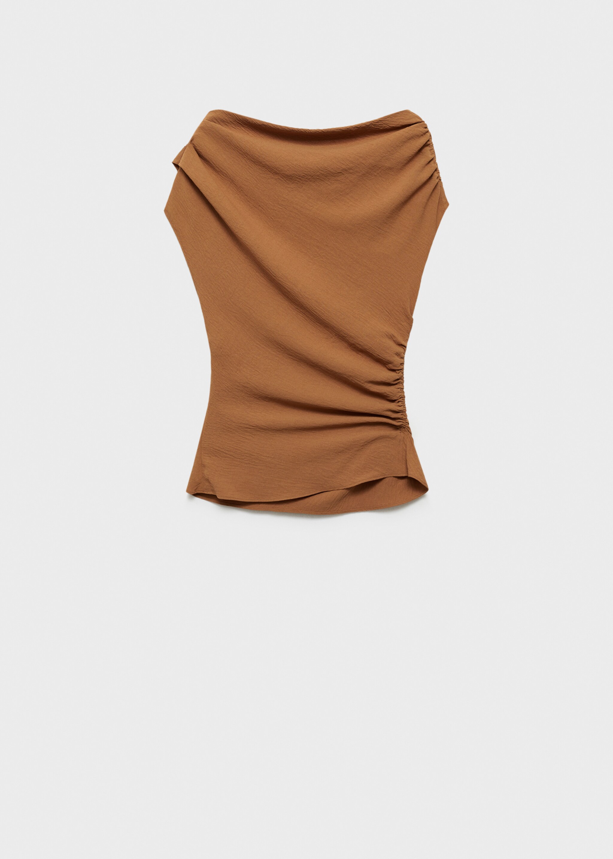 Asymmetric ruched top - Article without model