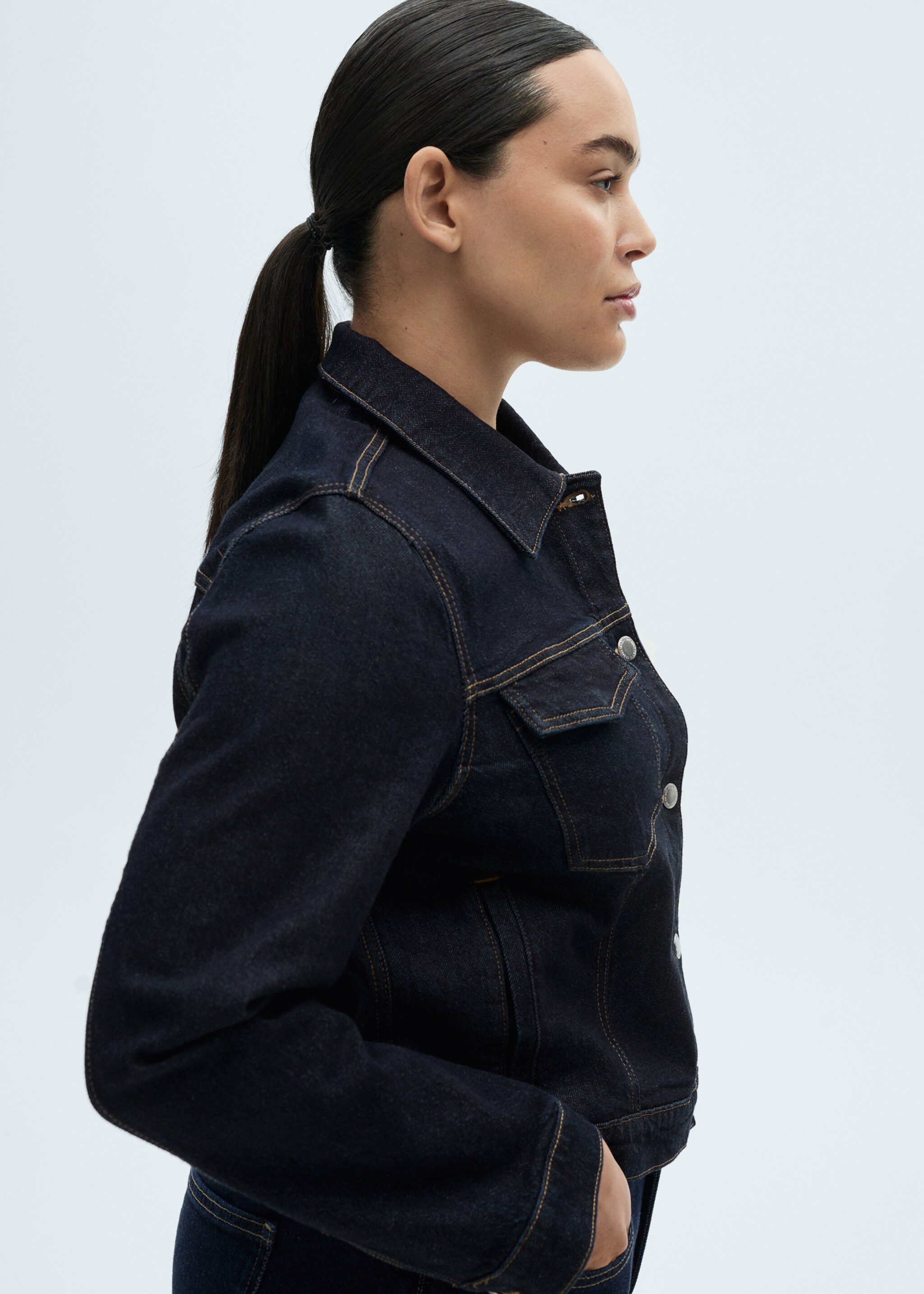 Blouson en jean poches - Détail de l'article 5