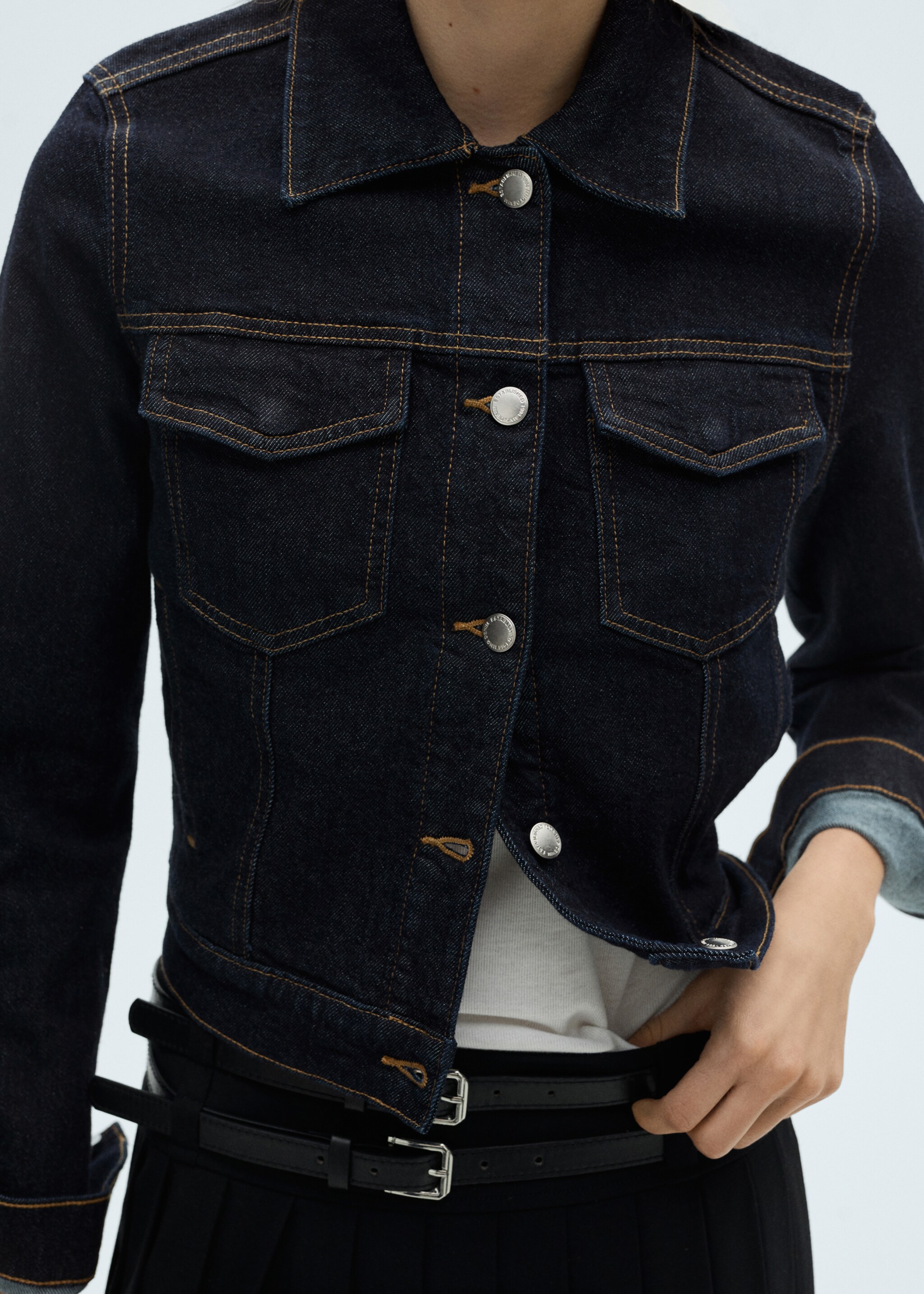 Blouson en jean poches - Détail de l'article 6