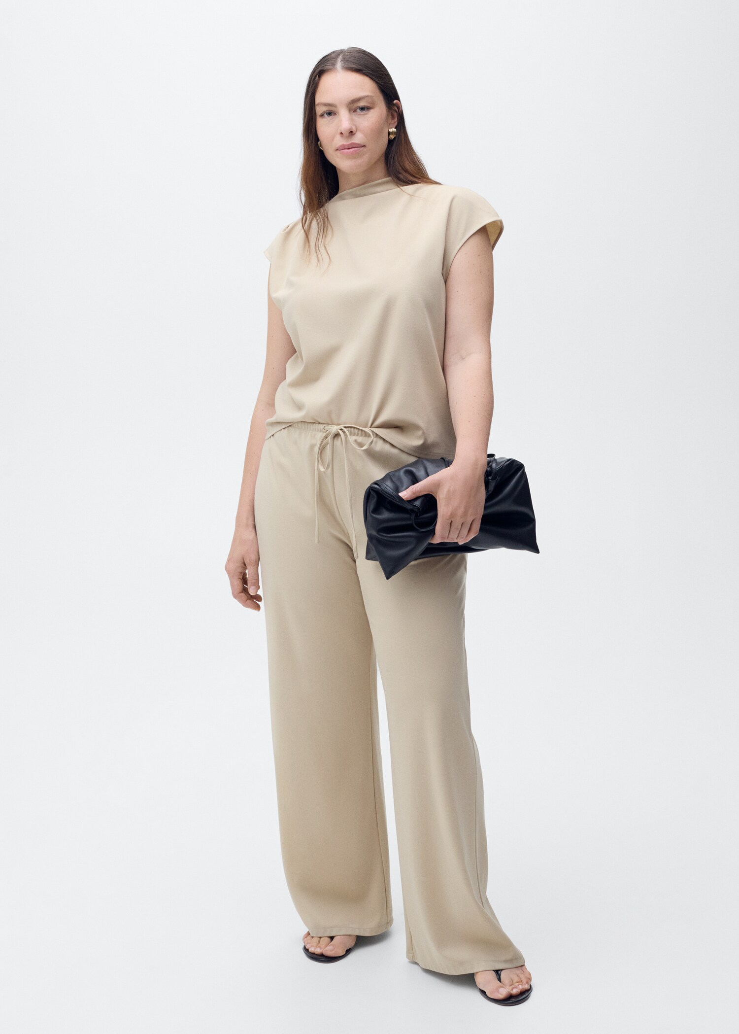 Pantalon wideleg taille élastique - Détail de l'article 3