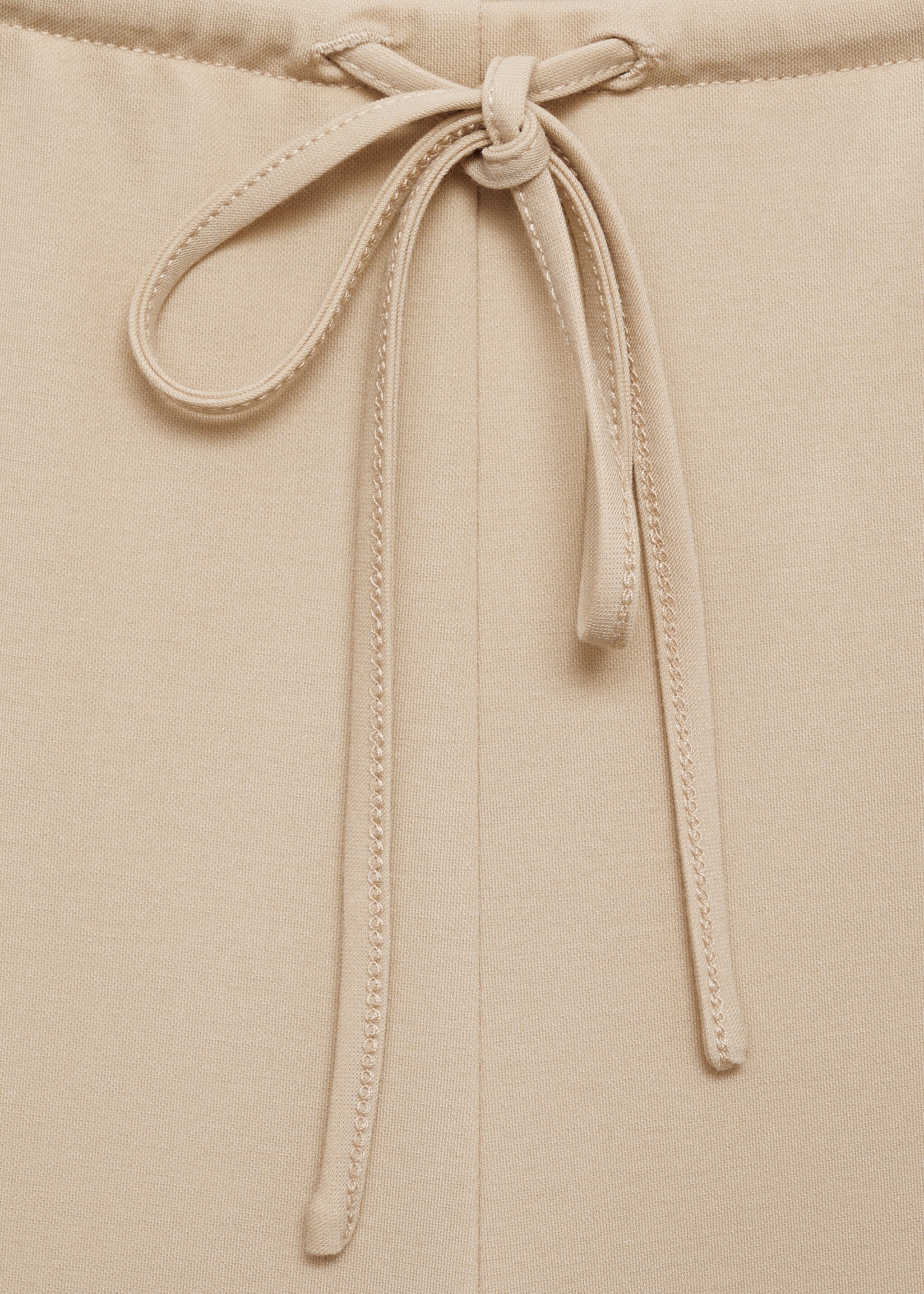 Wideleg trousers with elastic waist - Details of the article 8