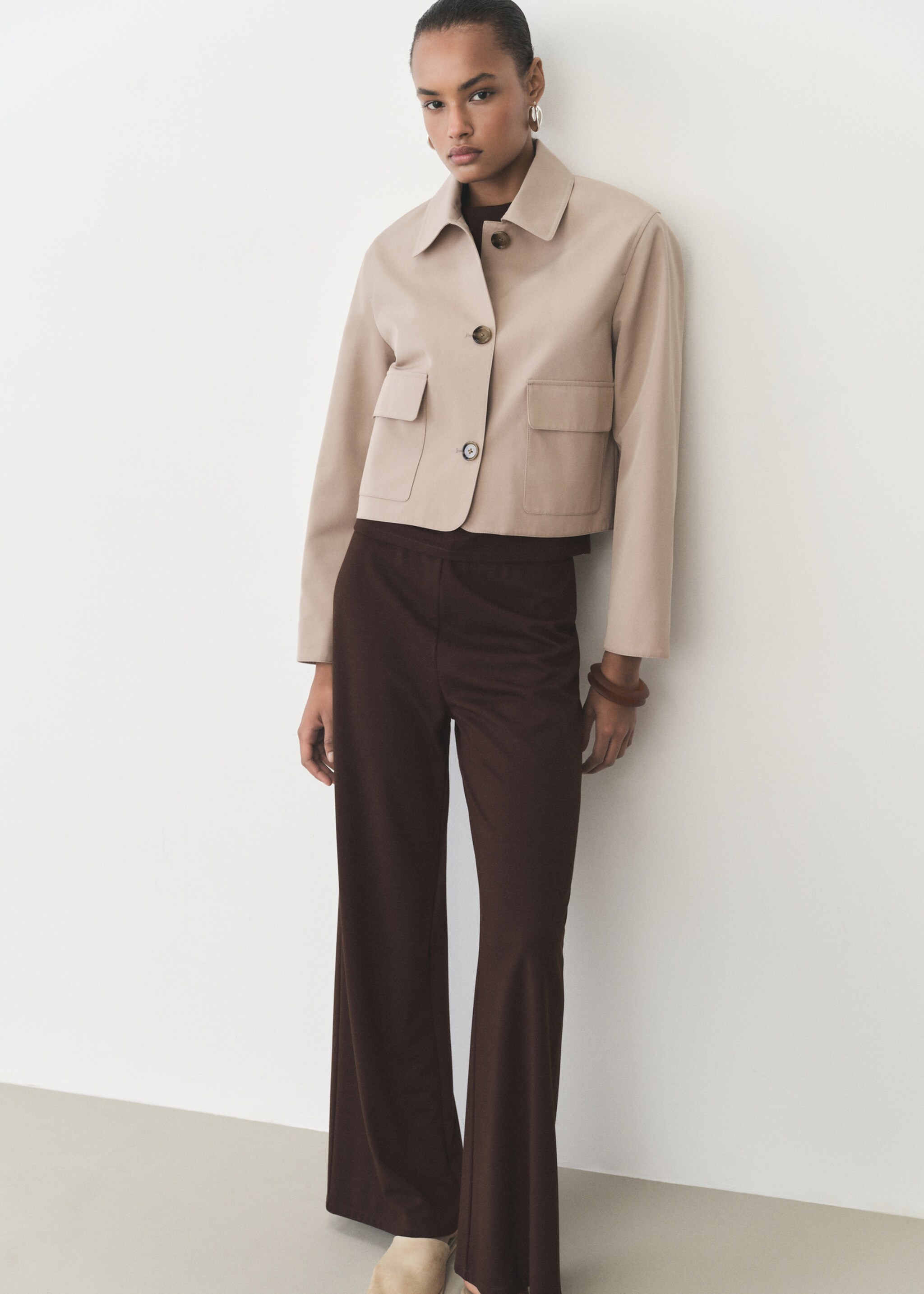 Pantalon wideleg taille élastique - Détail de l'article 2
