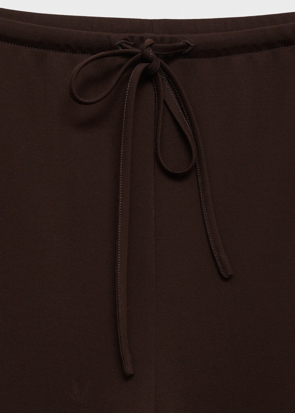 Wide leg pants with elastic waist