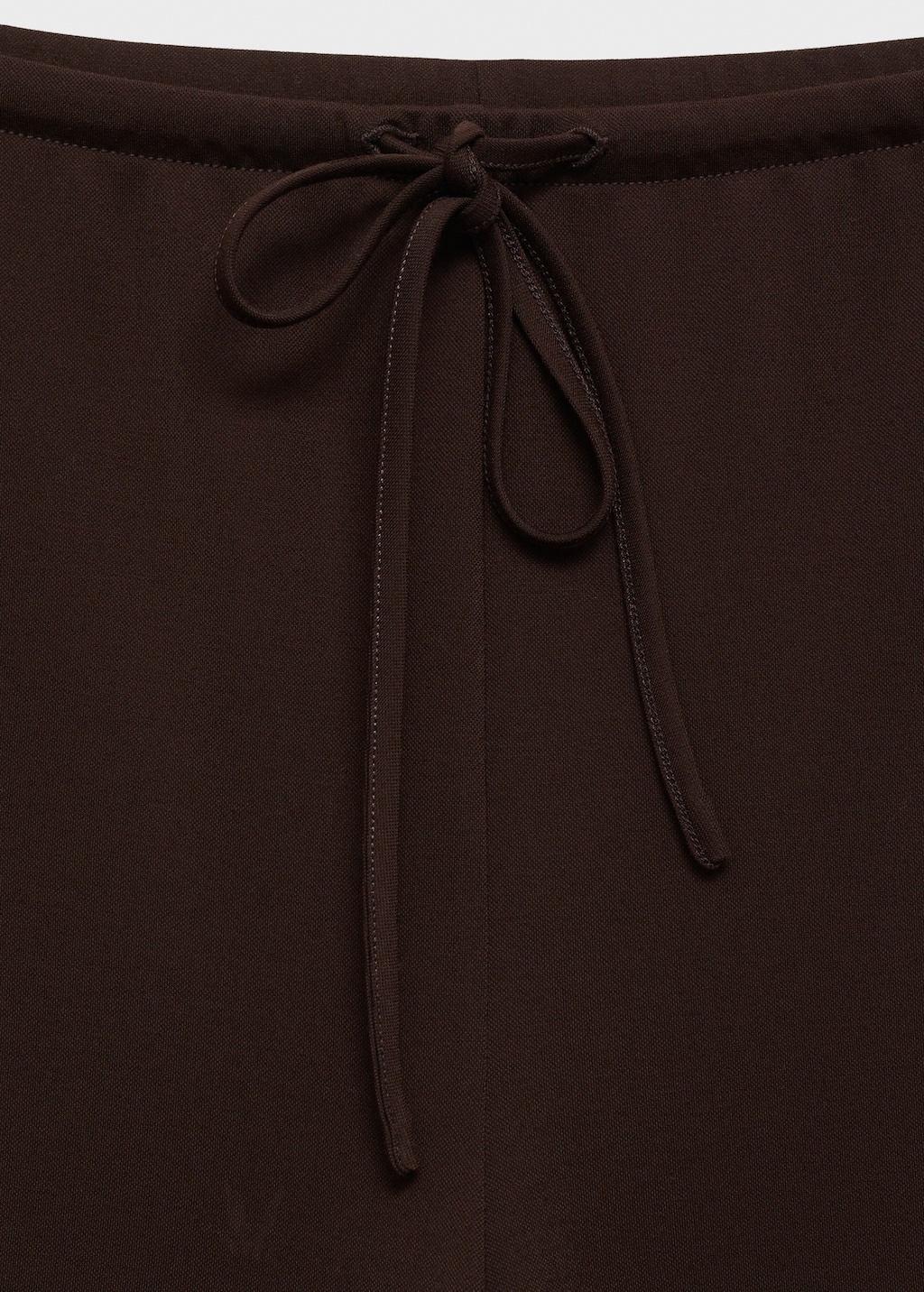 Wide leg pants with elastic waist