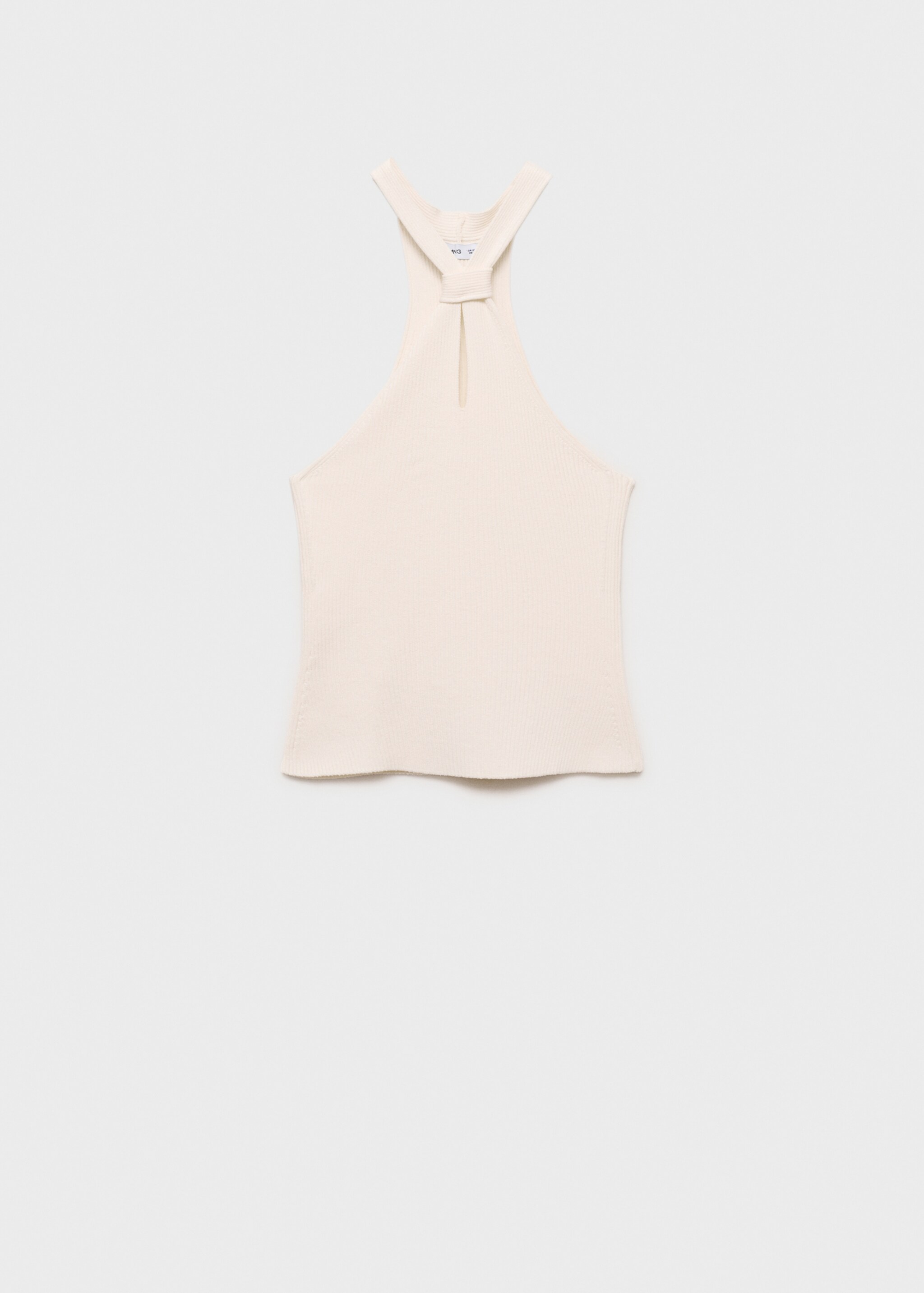 Top halter detalle nudo - Artículo sin modelo