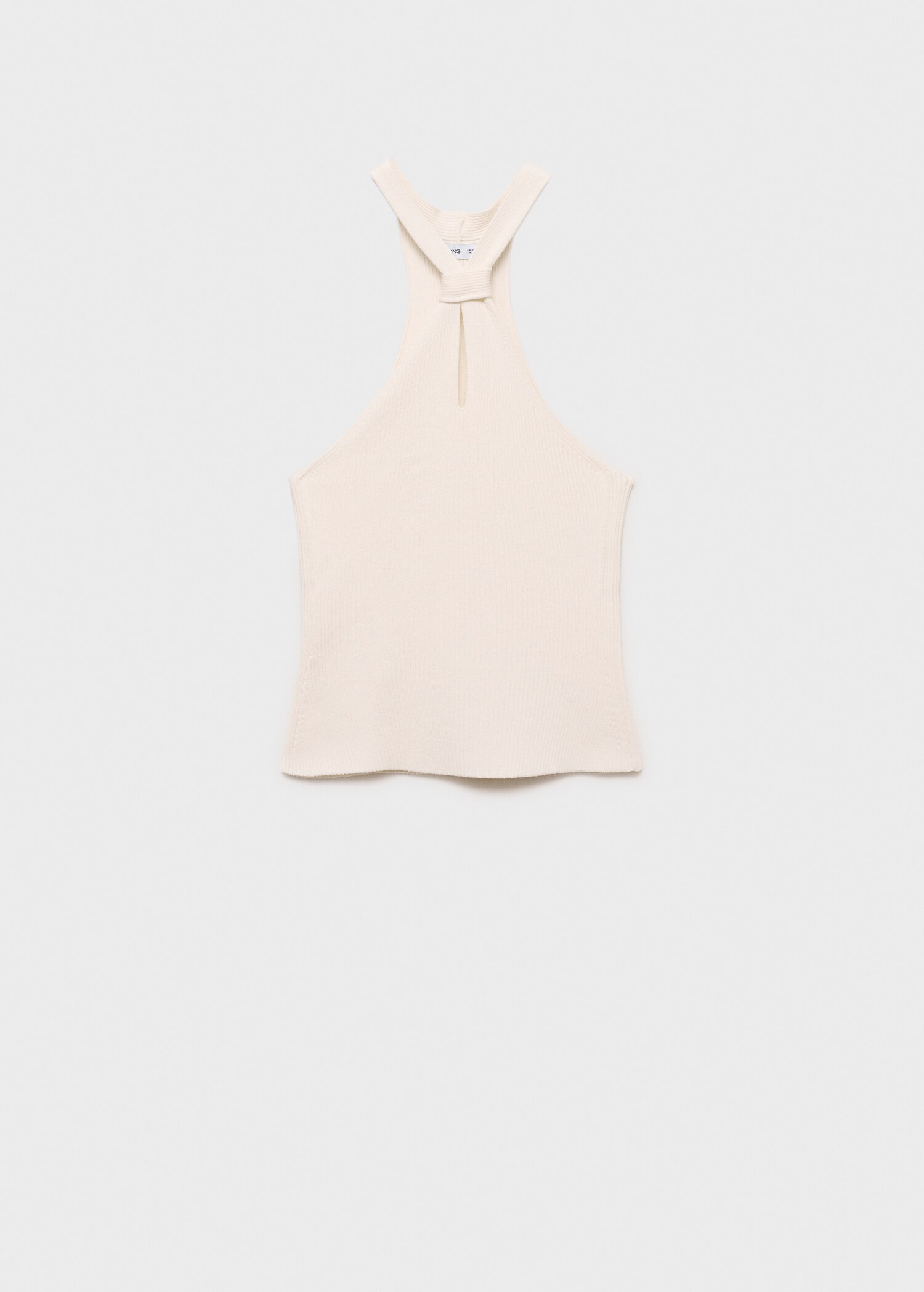 Top halter detalle nudo - Artículo sin modelo