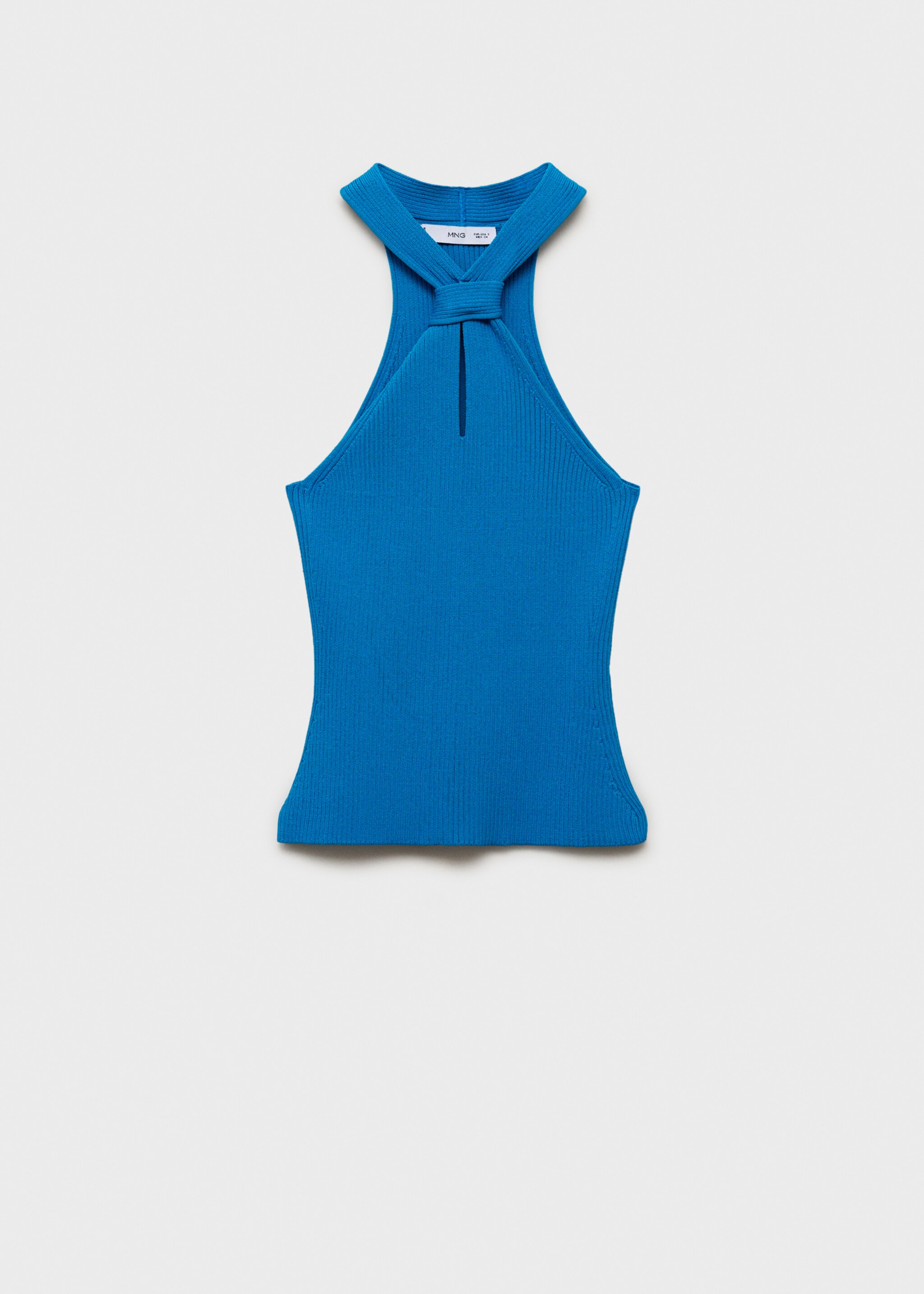 Top halter detalle nudo - Artículo sin modelo