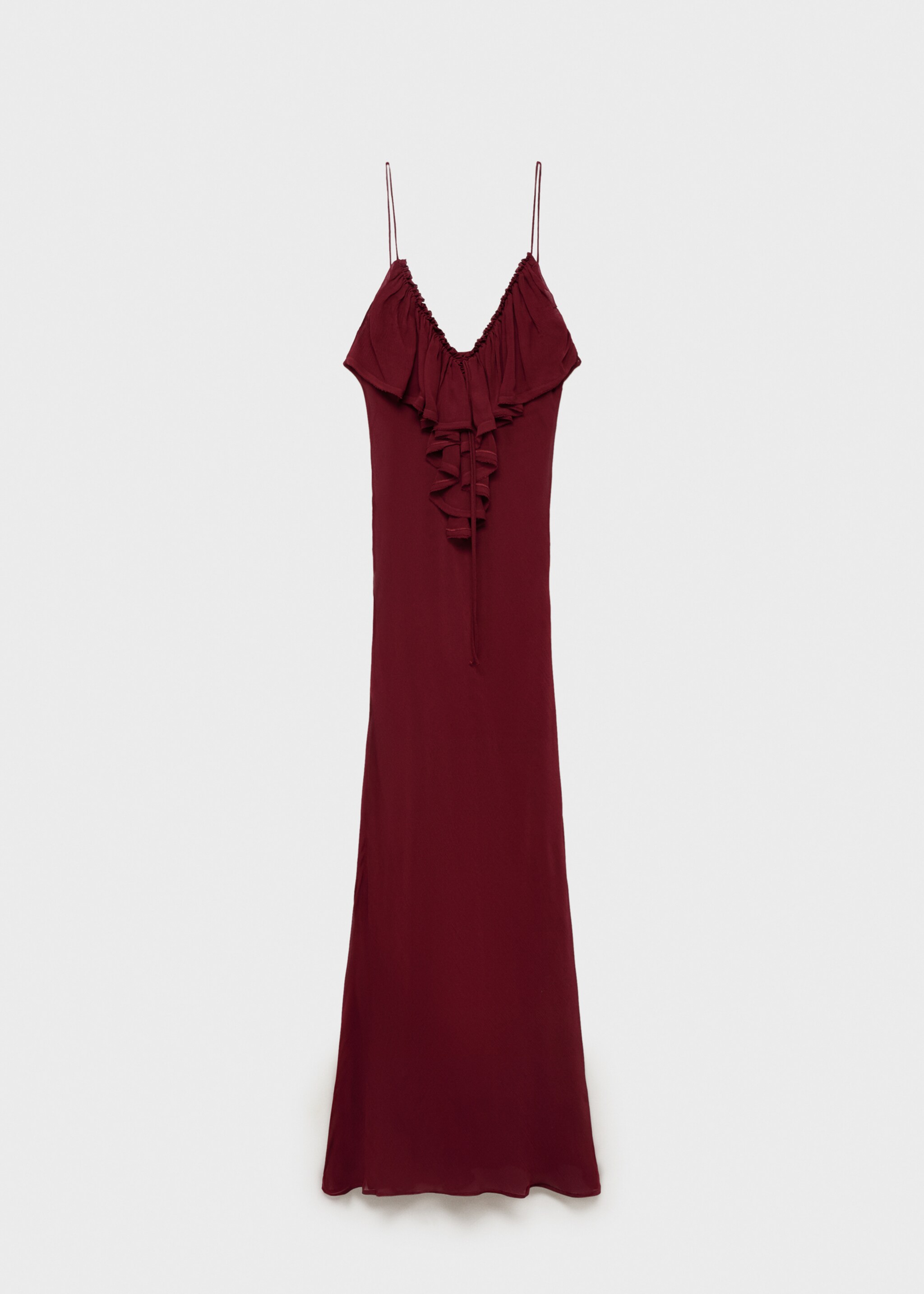 Vestido gasa detalle volantes - Artículo sin modelo