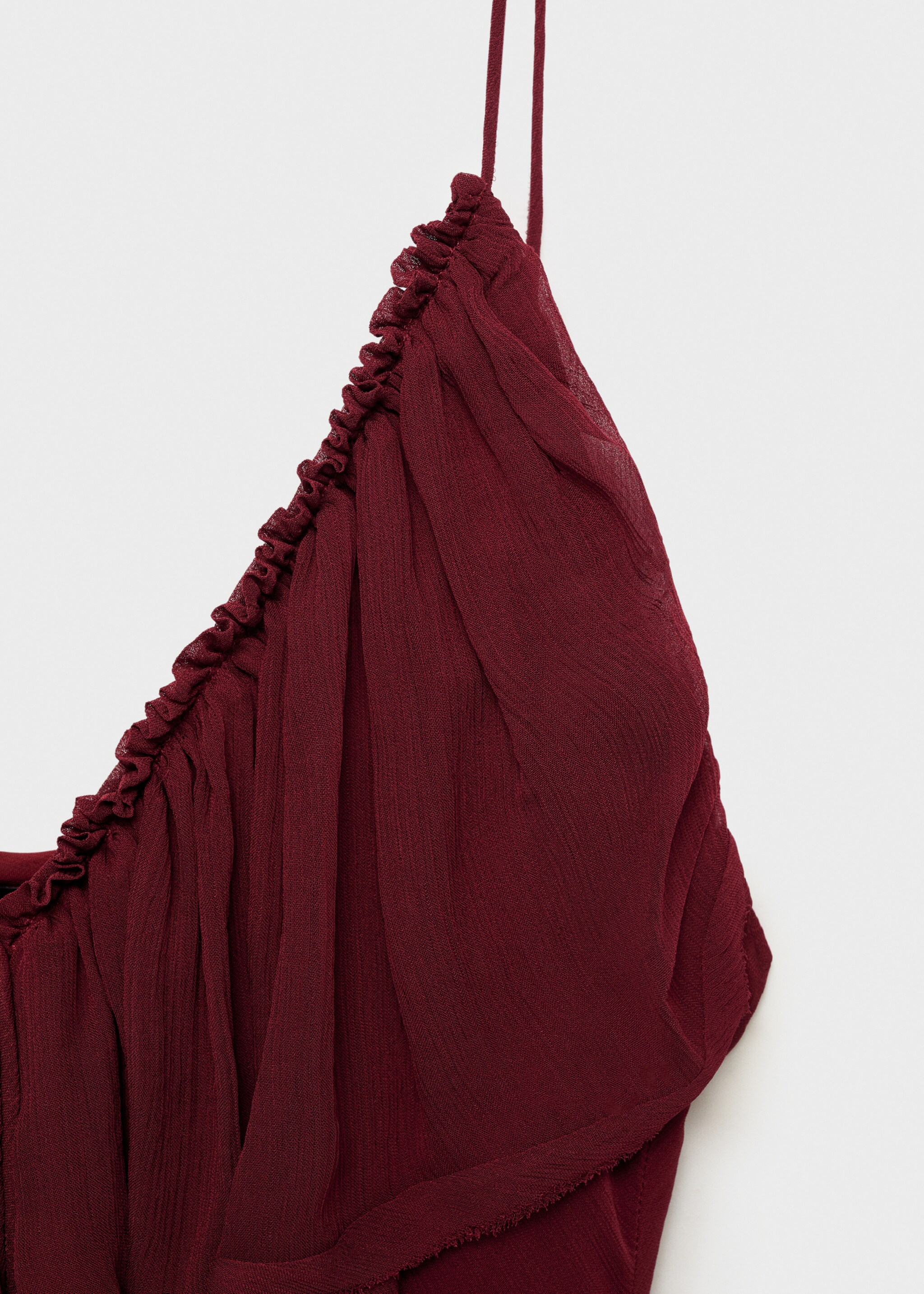Vestido gasa detalle volantes - Detalle del artículo 0