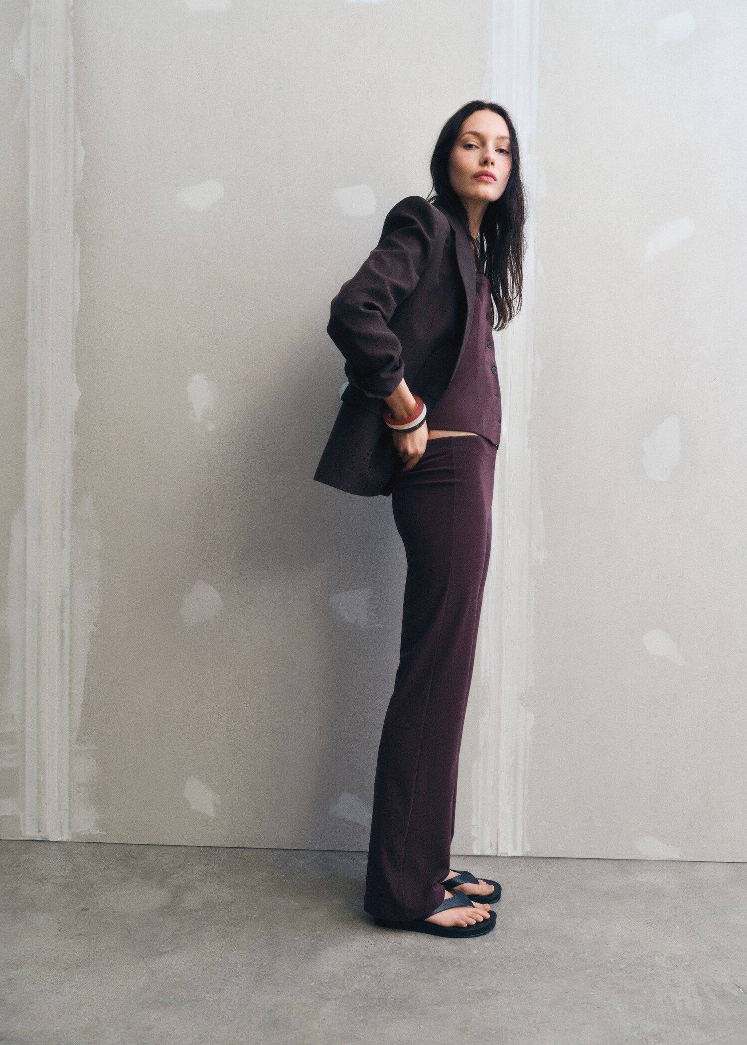 Straight suit trousers - Details of the article 6