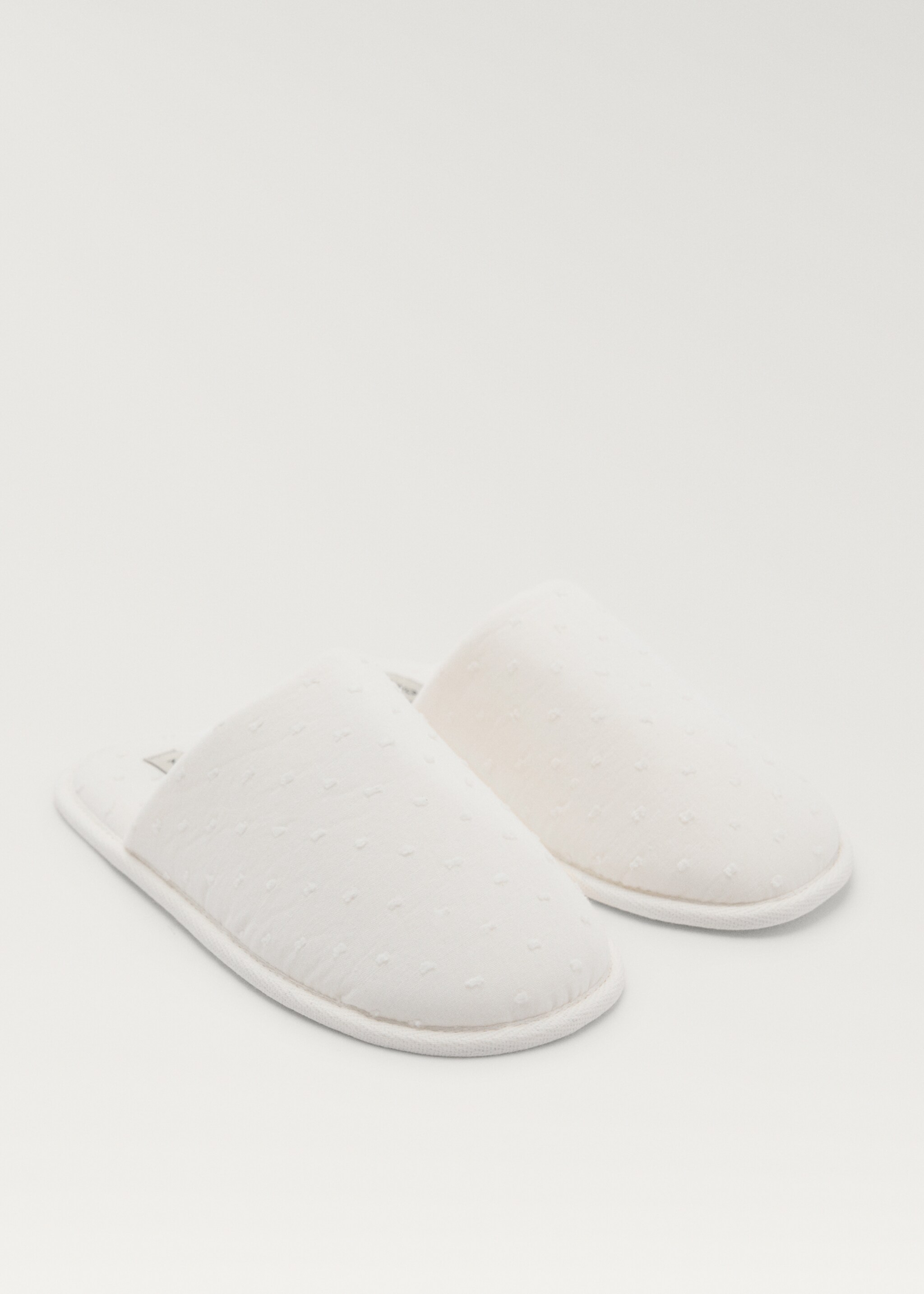 Slippers van wafelkatoen - Middenvlak