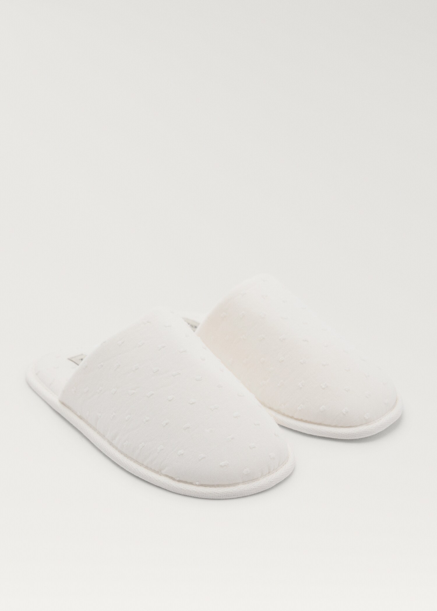 Slippers van wafelkatoen - Middenvlak