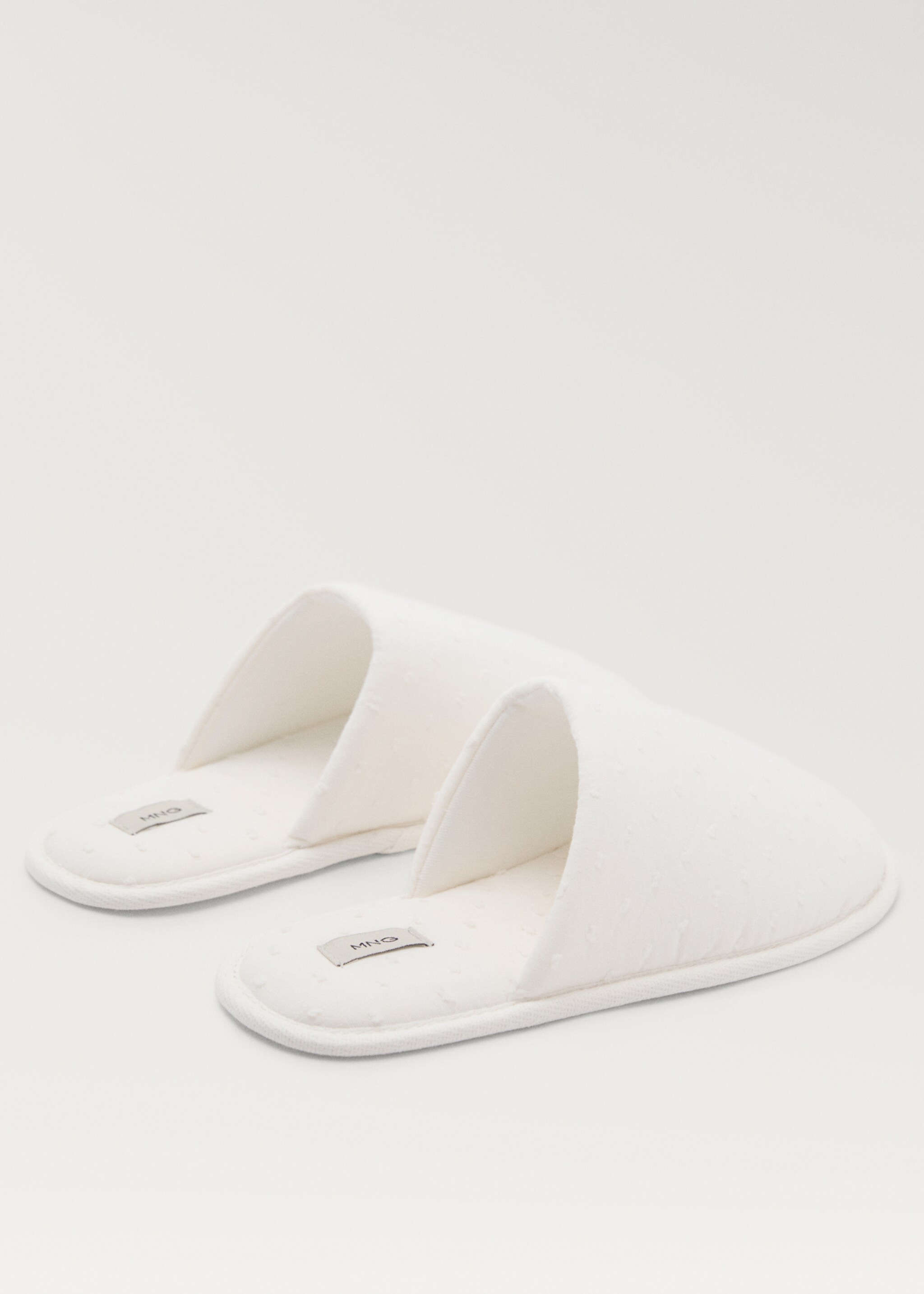 Slippers van wafelkatoen - Detail van het artikel 1