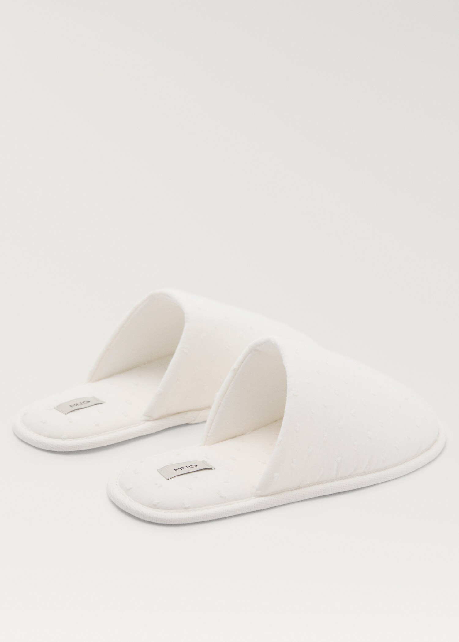 Slippers van wafelkatoen - Detail van het artikel 1