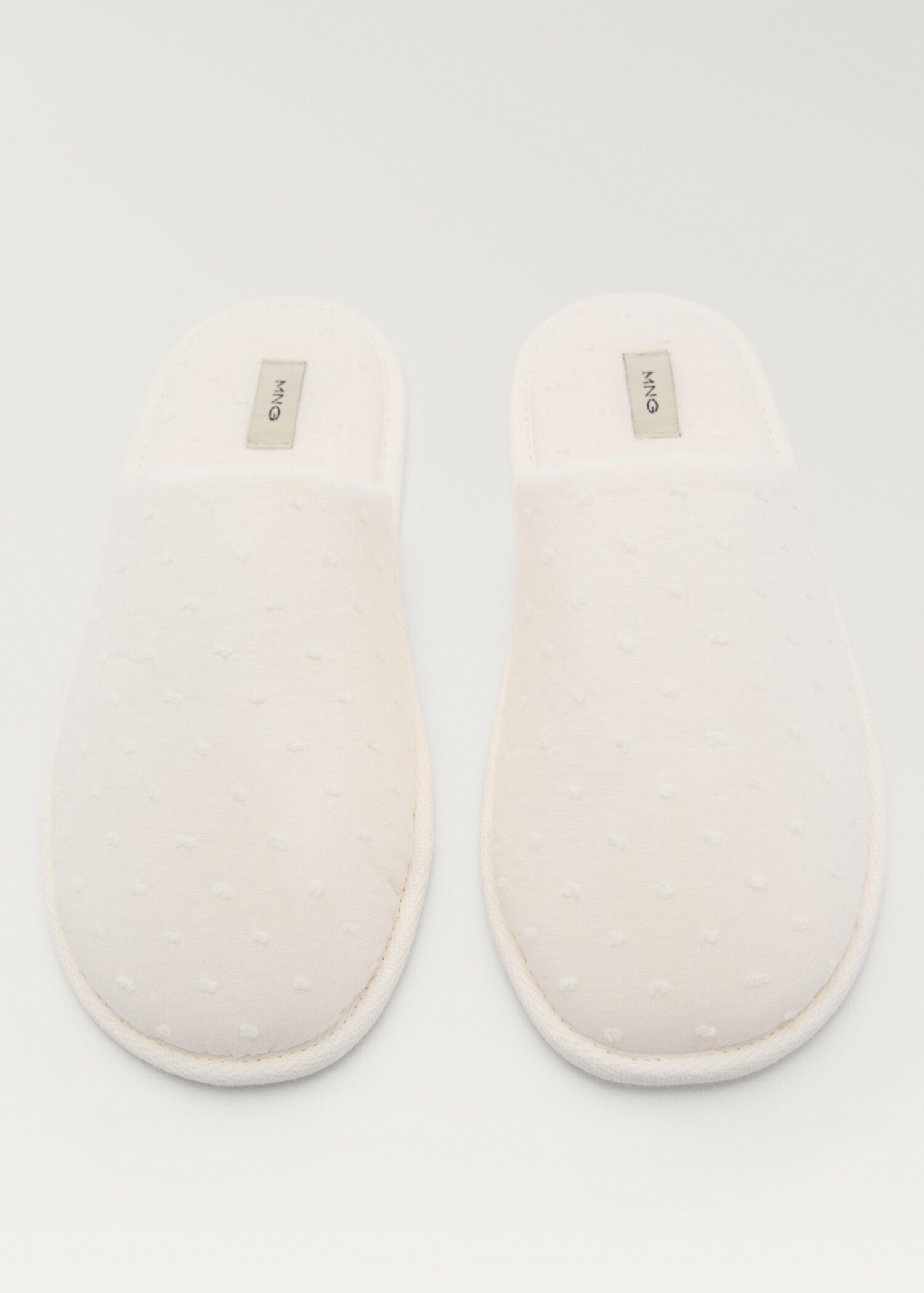 Slippers van wafelkatoen - Detail van het artikel 2