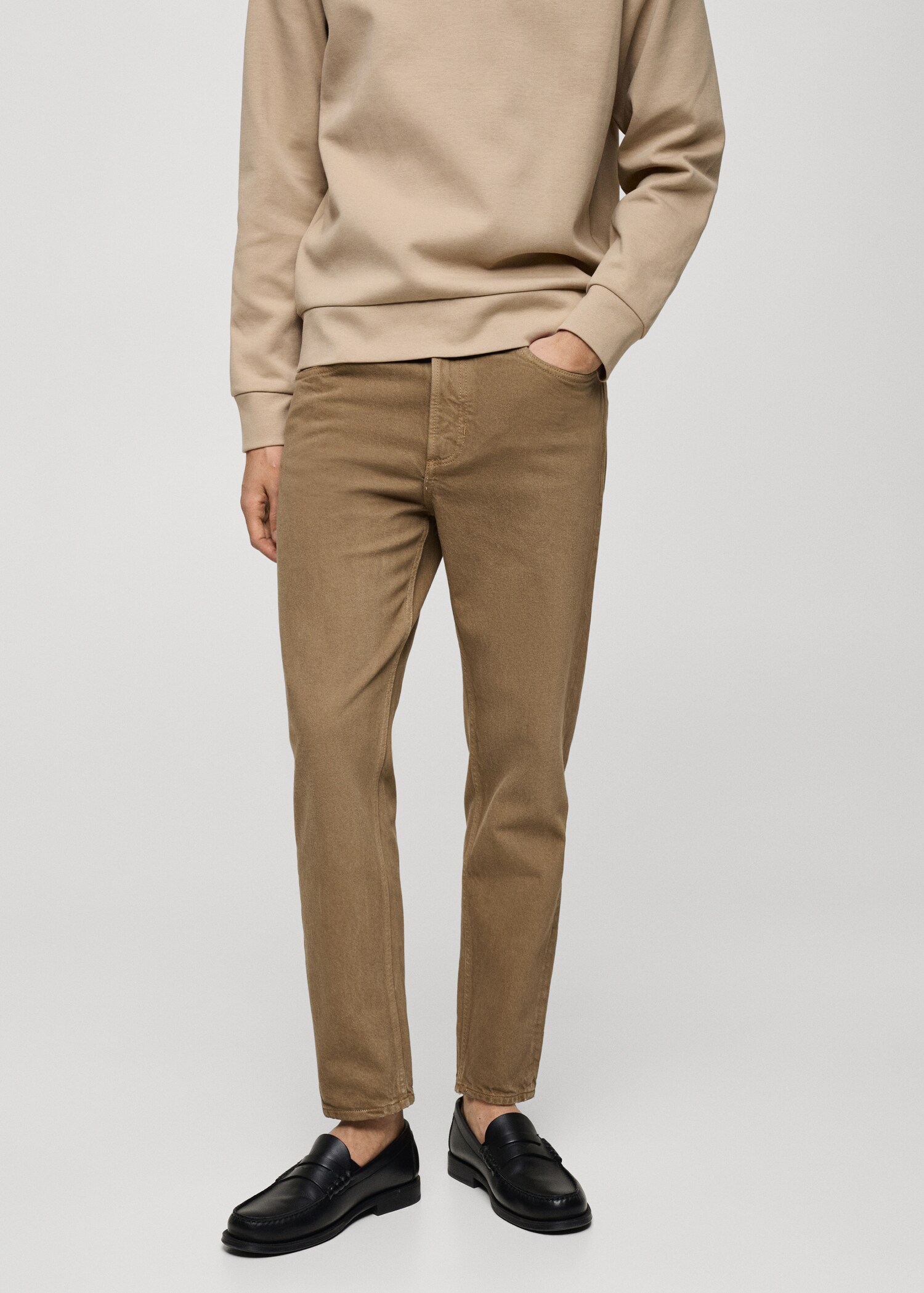 Tapered-Jeans Ben in Cropped-Länge - Mittlere Ansicht