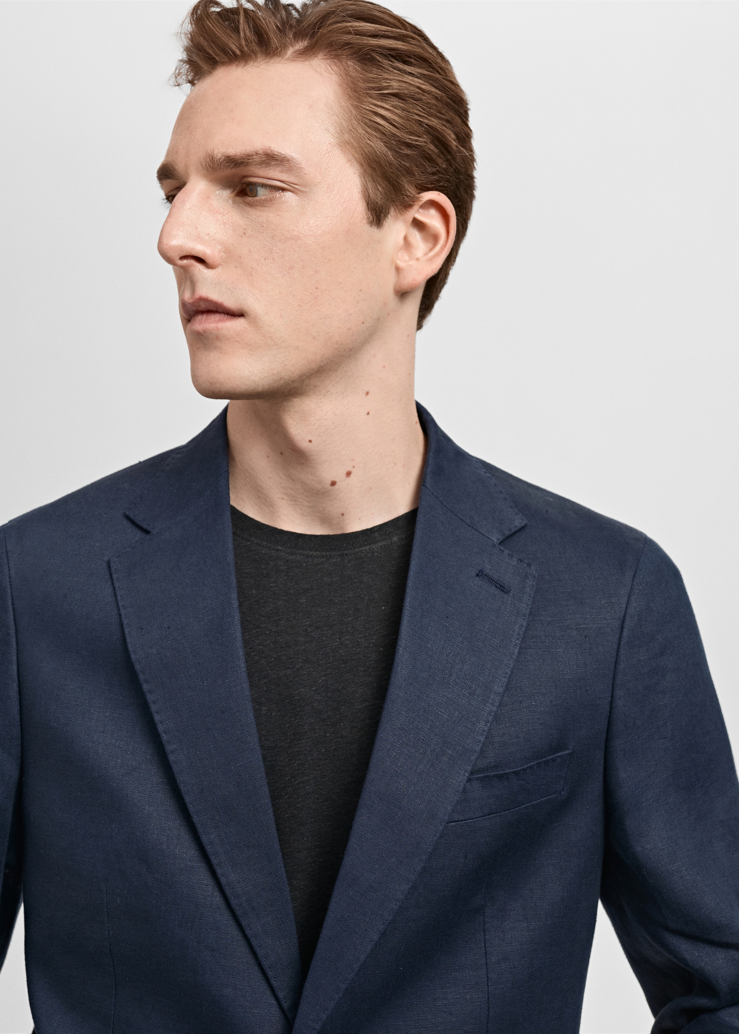 Slim-Fit-Sakko Amalfi aus 100 % Leinen - Detail des Artikels 2