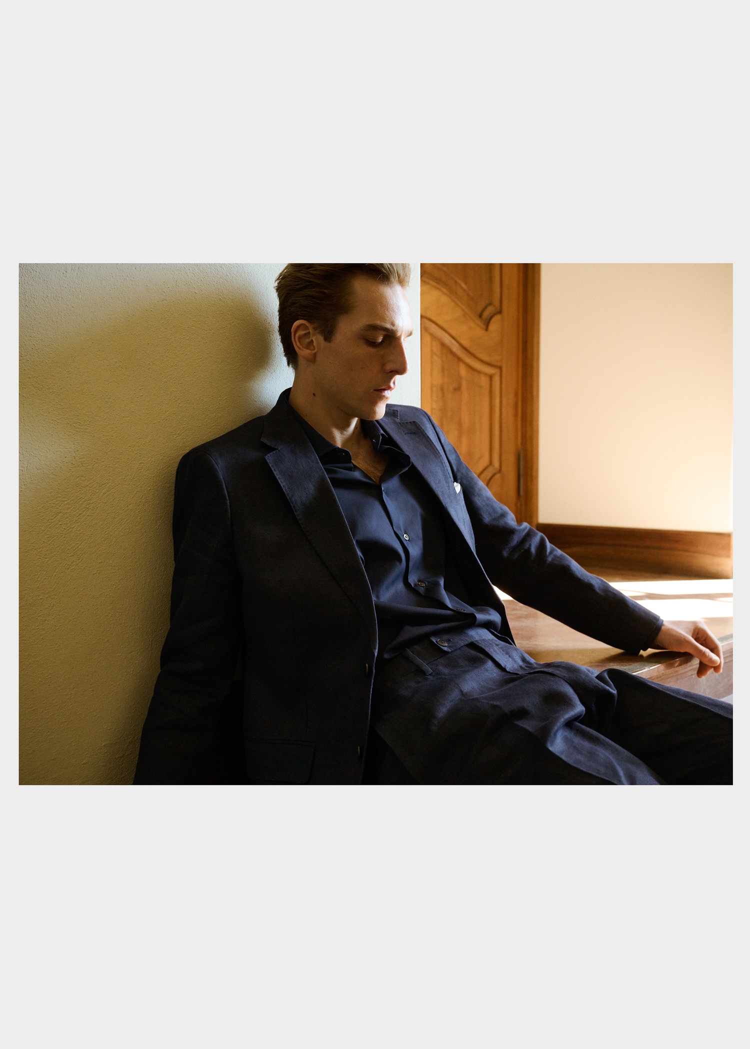 Slim-Fit-Sakko Amalfi aus 100 % Leinen - Detail des Artikels 7