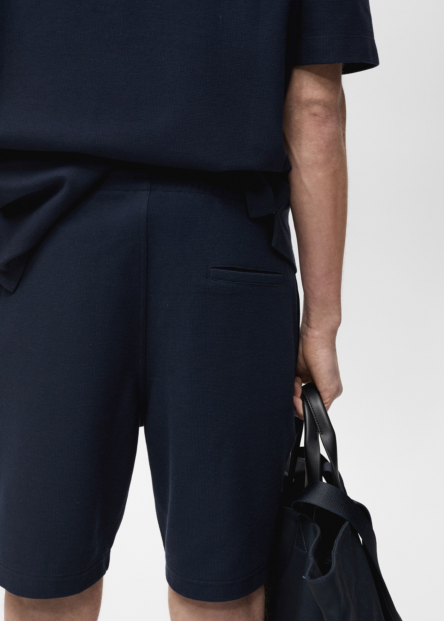Bermudasshorts mit Strickstruktur - Detail des Artikels 6