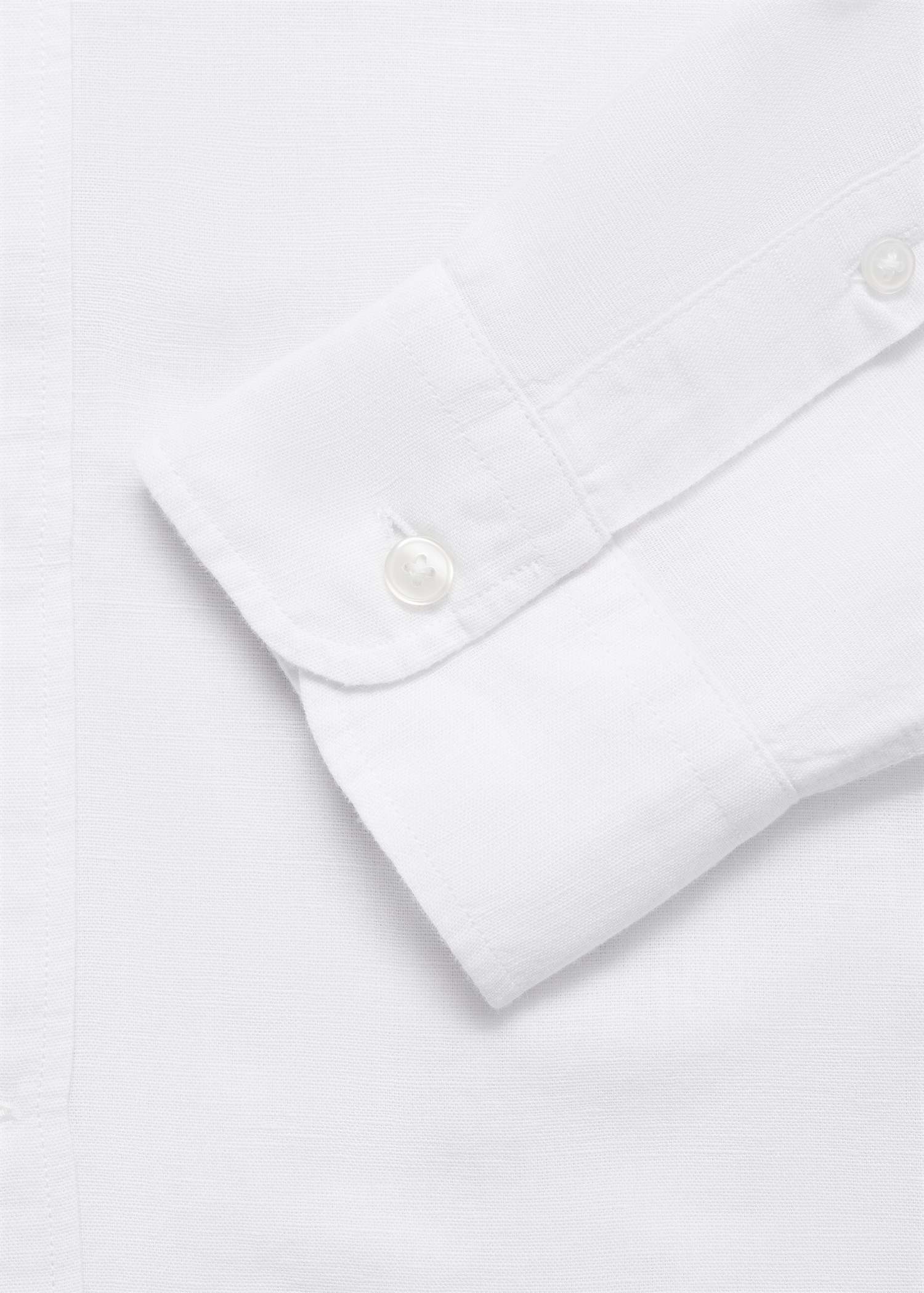 Classic fit linen shirt - Details of the article 0