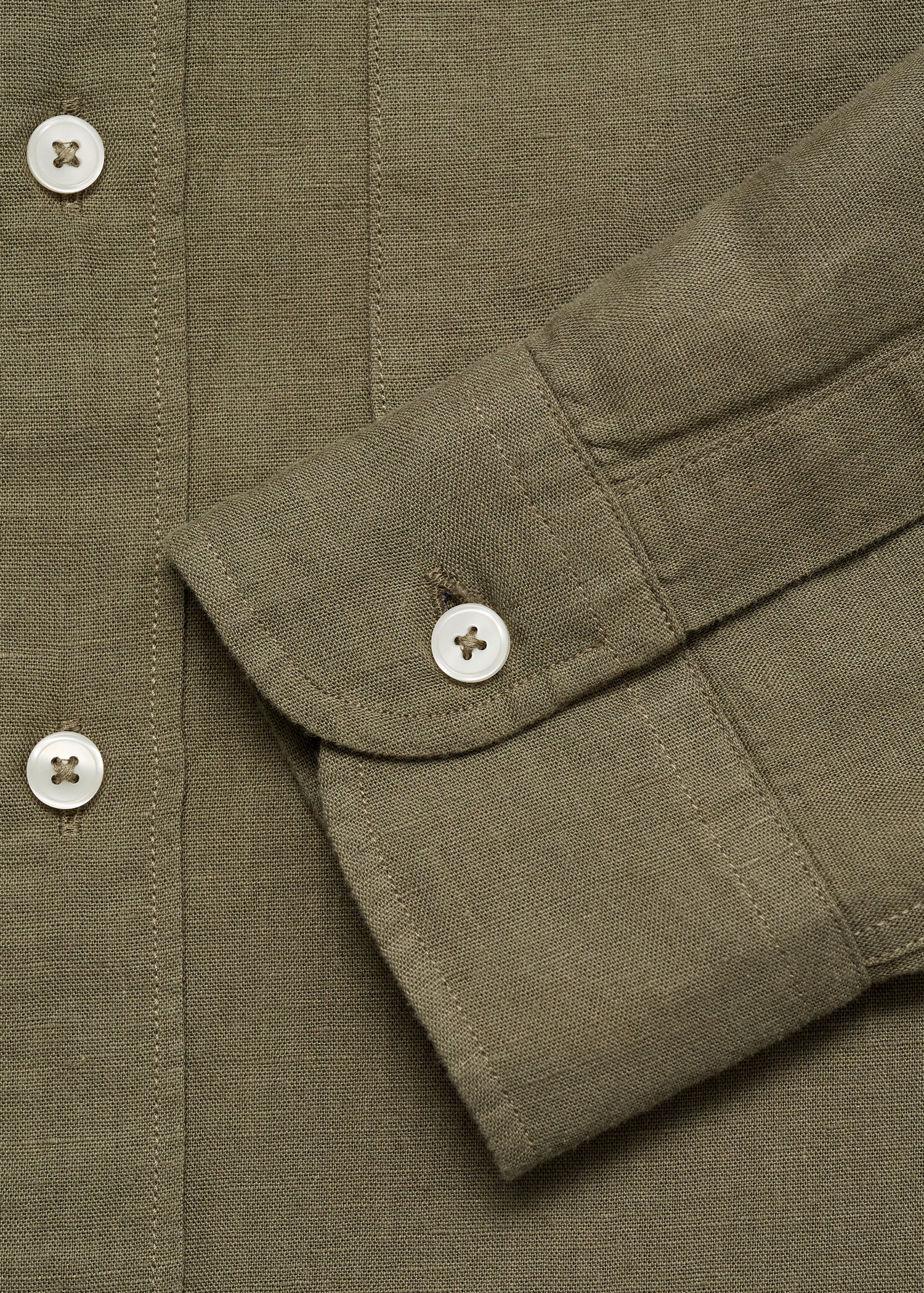 Pocket linen shirt - Details of the article 0