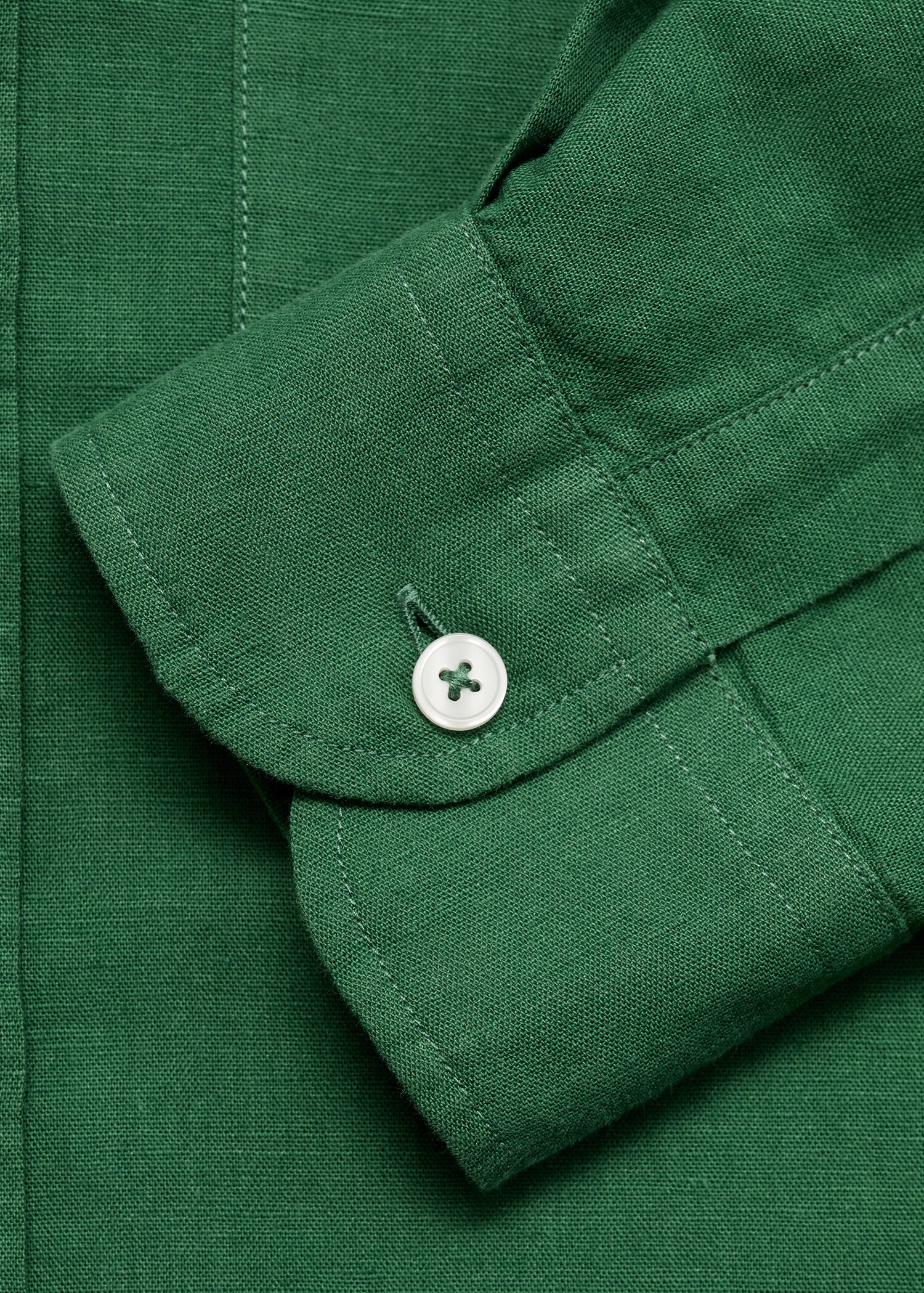 Pocket linen shirt - Details of the article 0