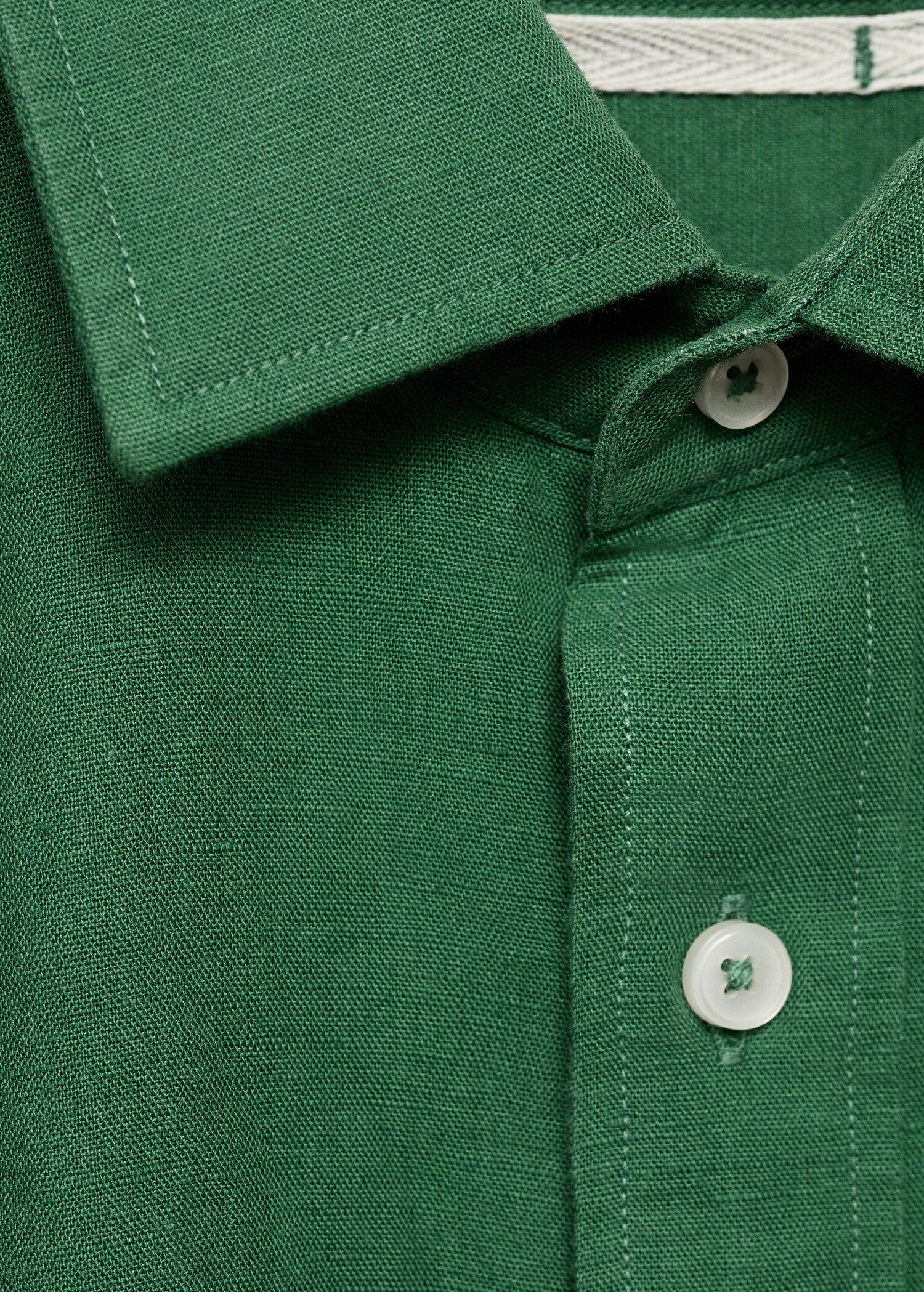 Pocket linen shirt - Details of the article 8