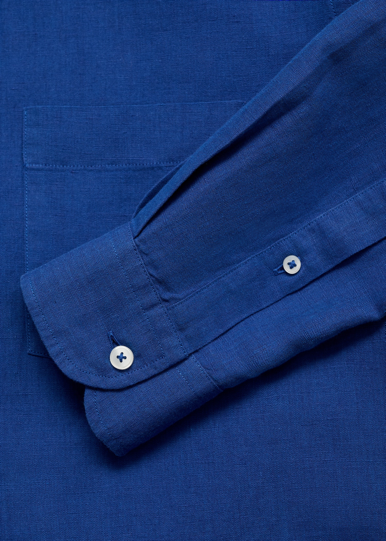 Pocket linen shirt - Details of the article 0