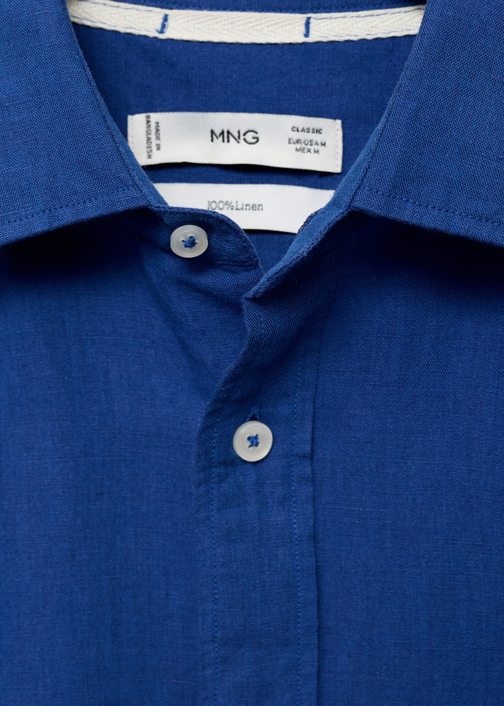 Pocket linen shirt - Details of the article 8