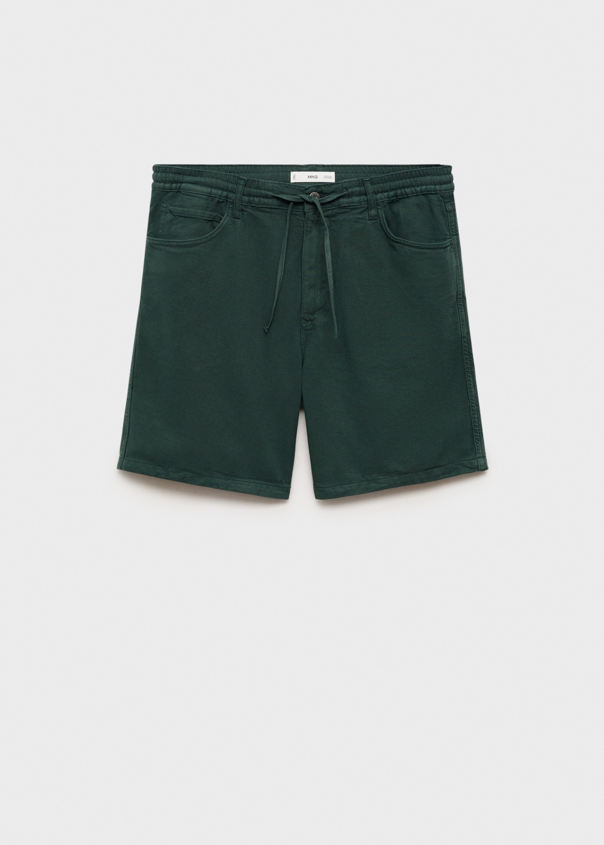 Jeans-Bermudas mit Kordel - Artikel ohne Model