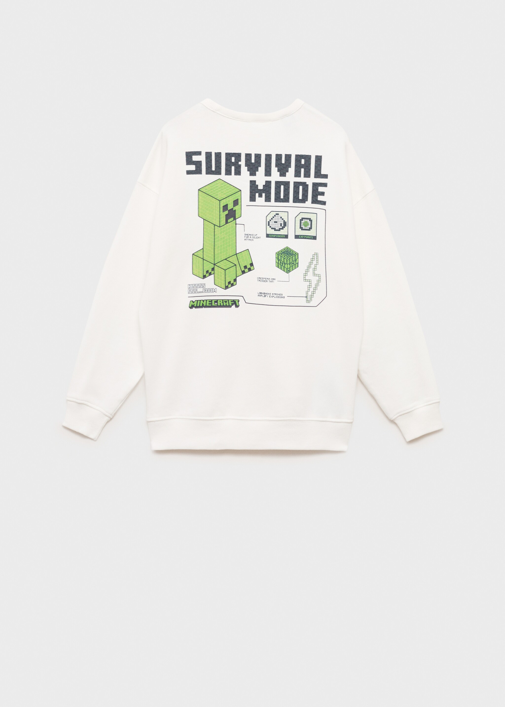 Sudadera Minecraft - Reverso del artículo