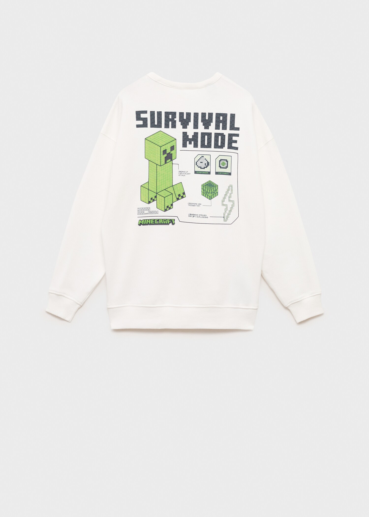 Sudadera Minecraft - Reverso del artículo