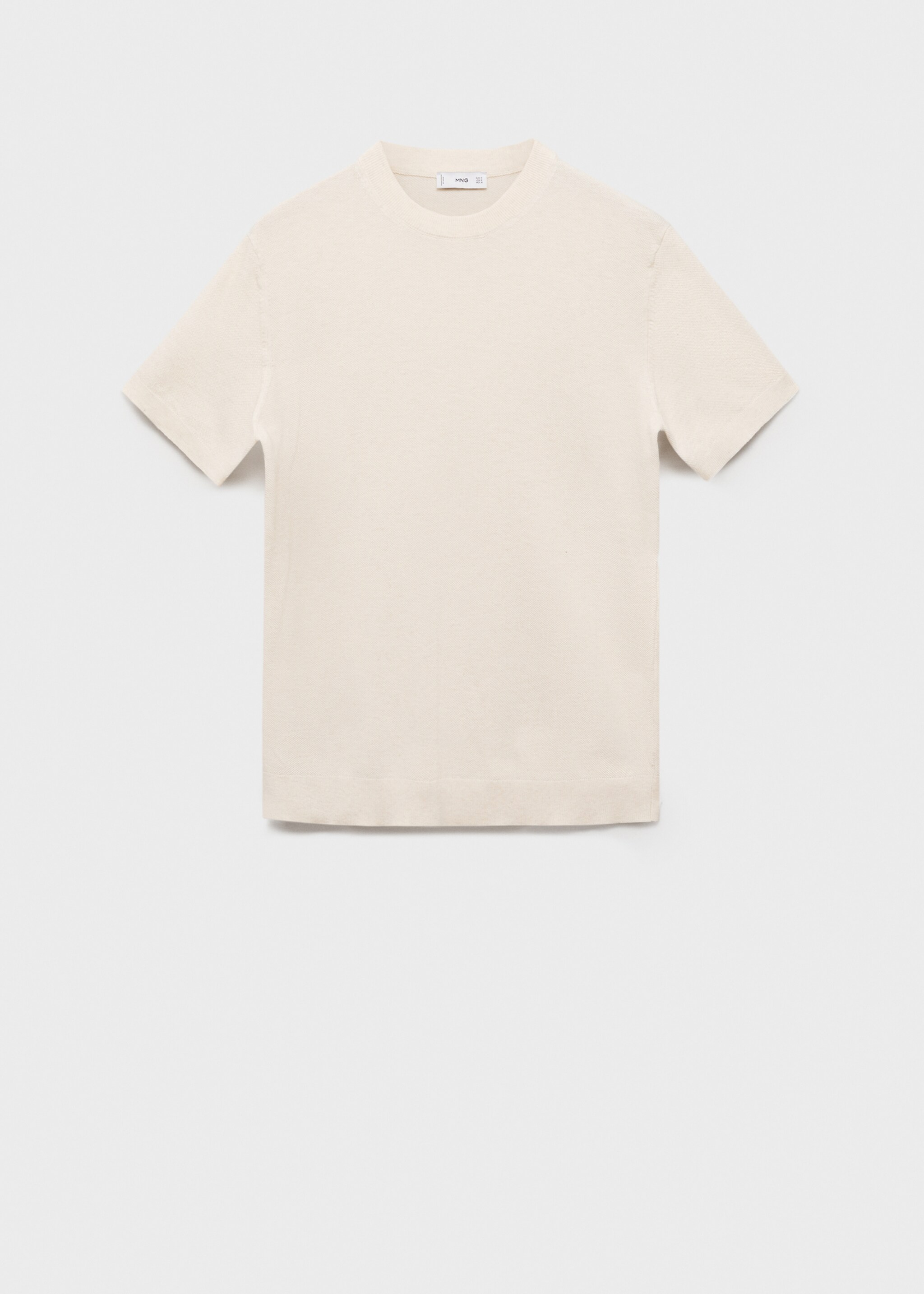 Camiseta punto fino algodón - Artículo sin modelo