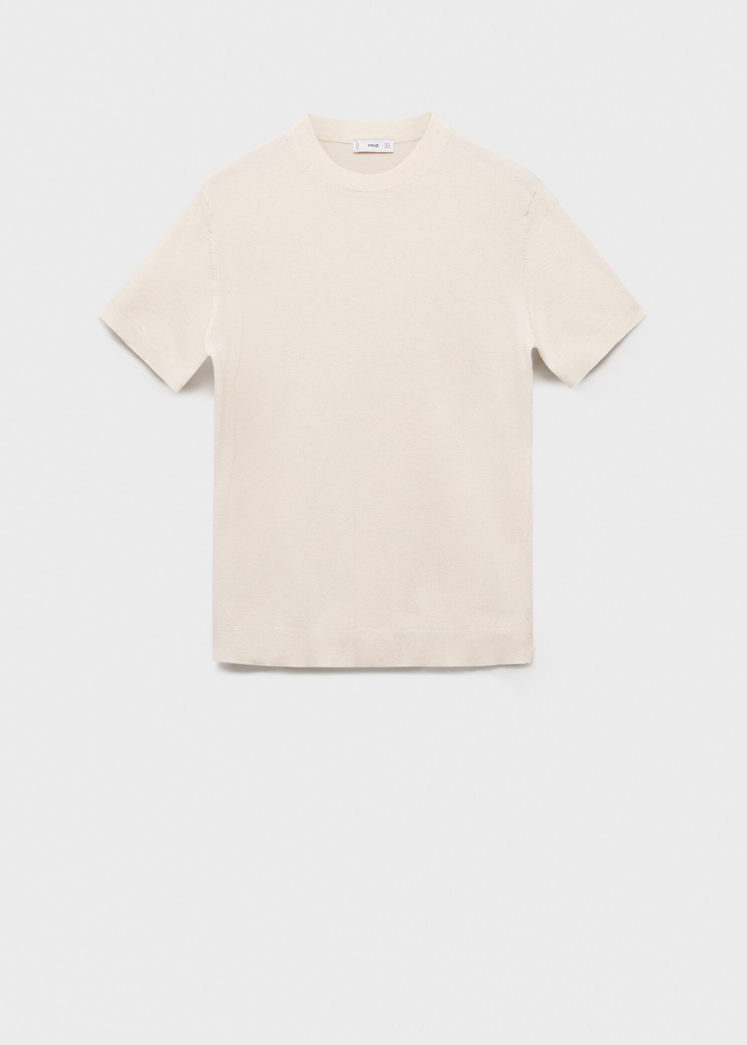T-shirt de malha fina de algodão - Artigo sem modelo