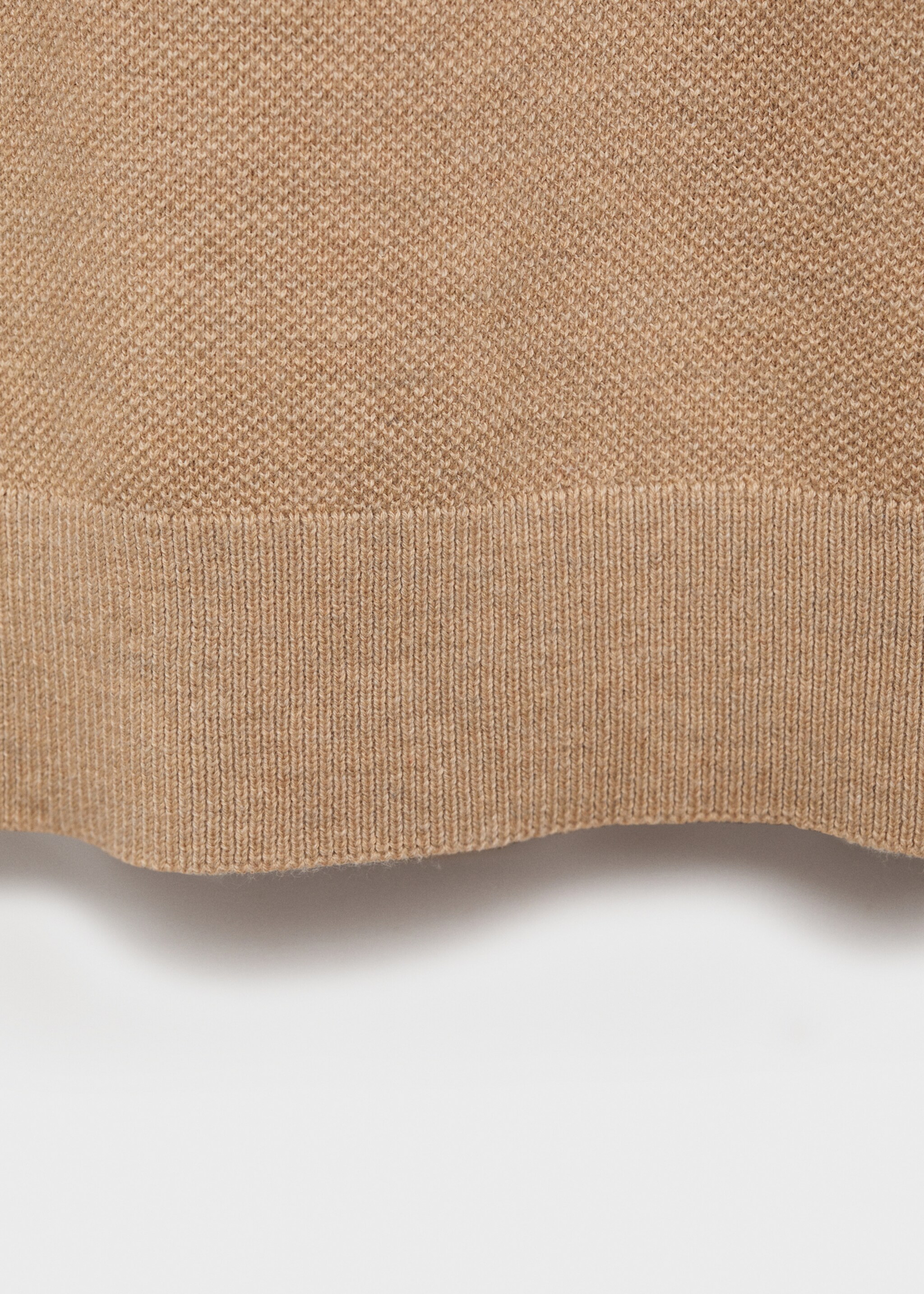 Cotton fine-knit t-shirt - Details of the article 0