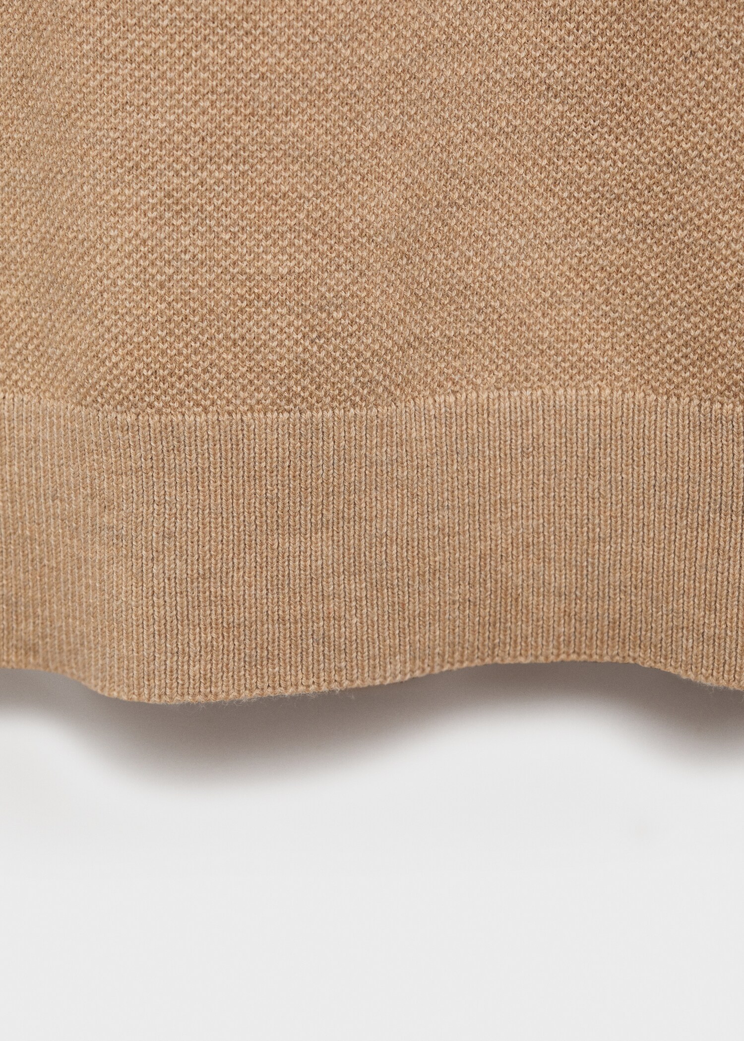 Cotton fine-knit t-shirt - Details of the article 0