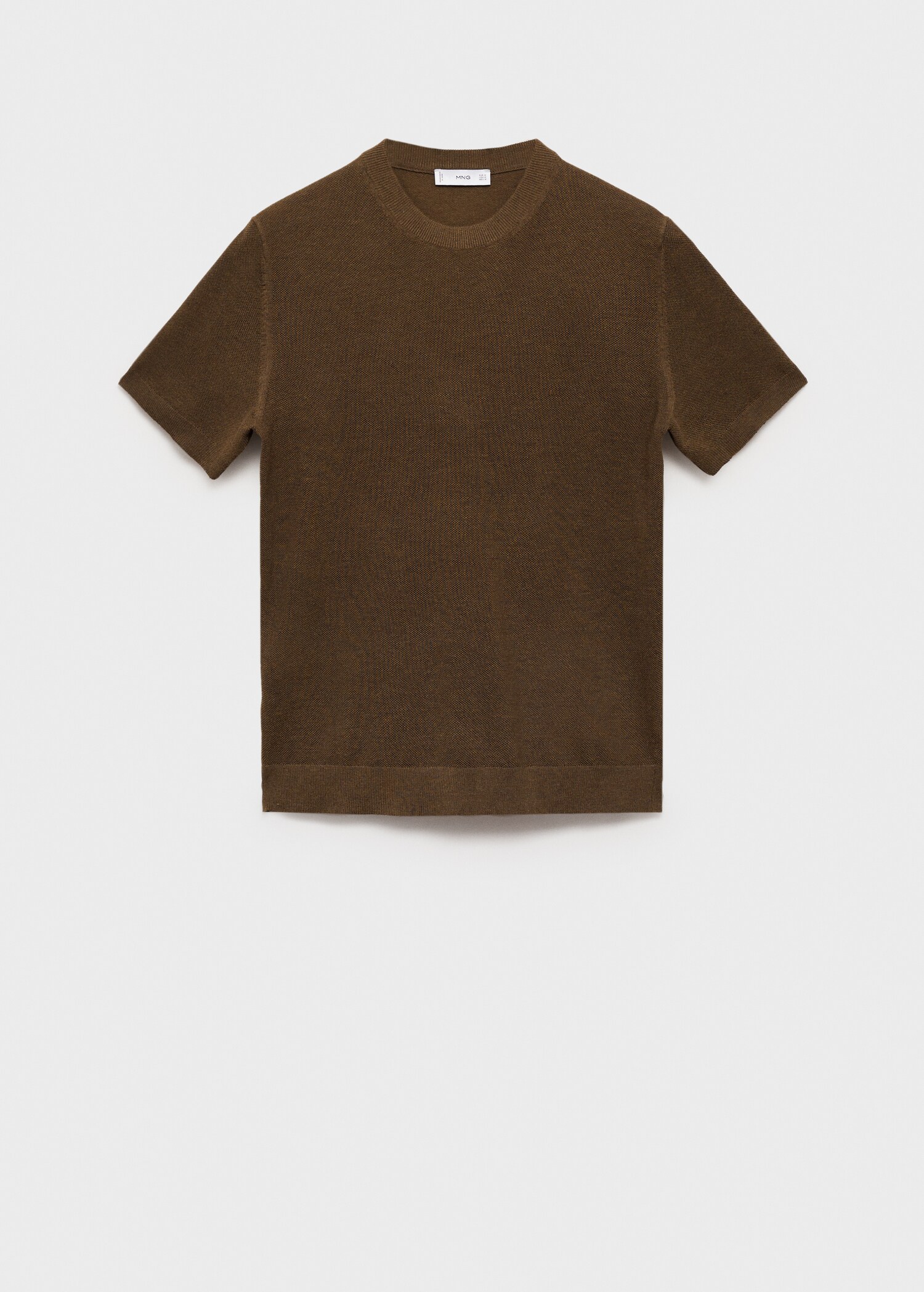 T-shirt de malha fina de algodão - Artigo sem modelo