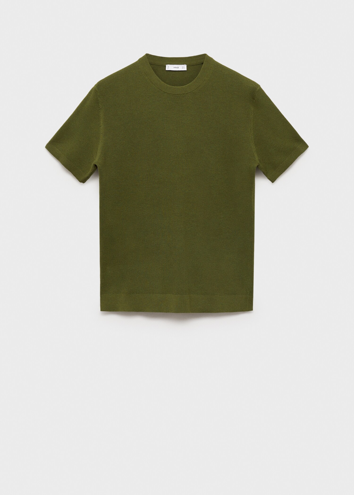 T-shirt de malha fina de algodão - Artigo sem modelo