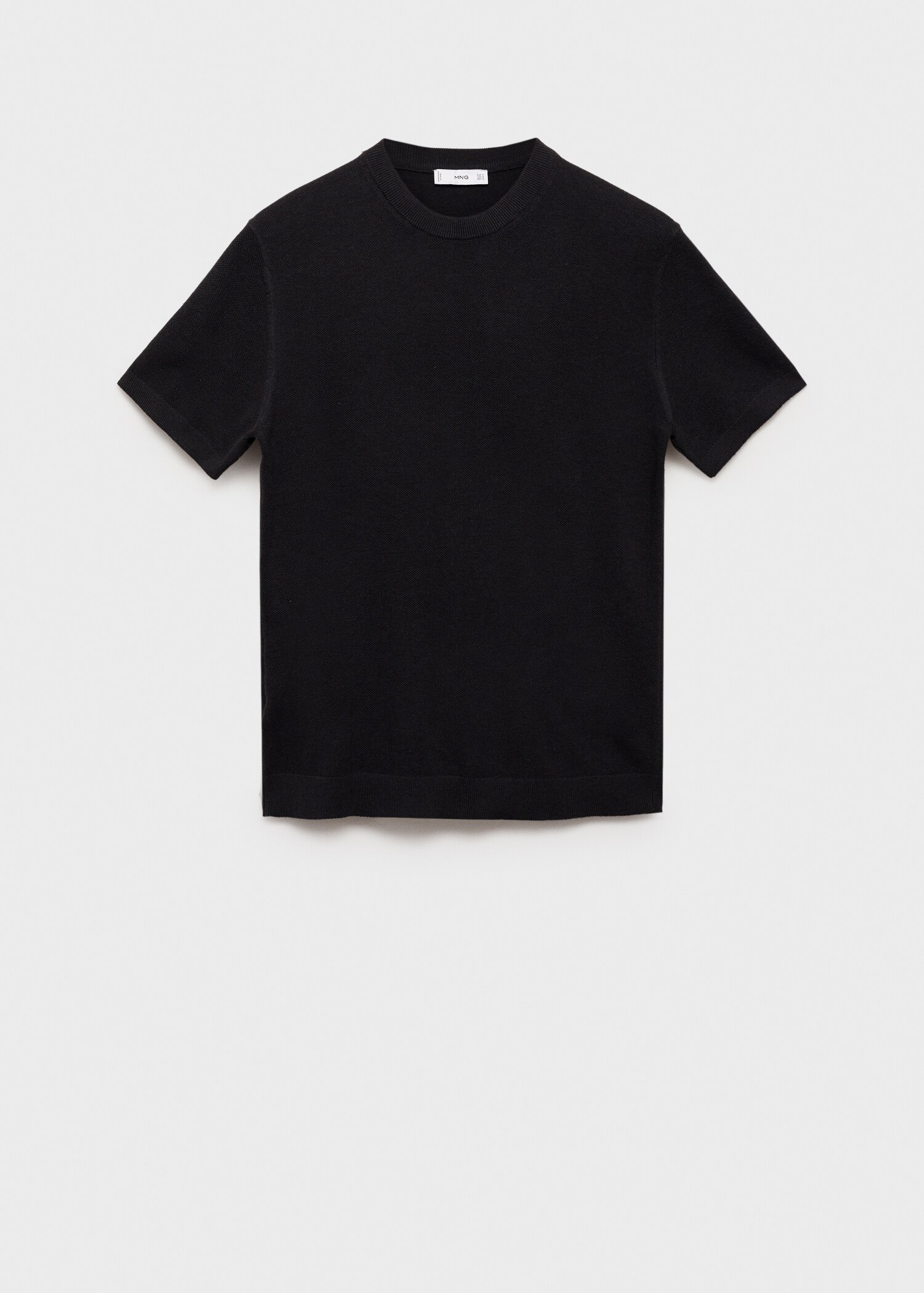 T-shirt de malha fina de algodão - Artigo sem modelo