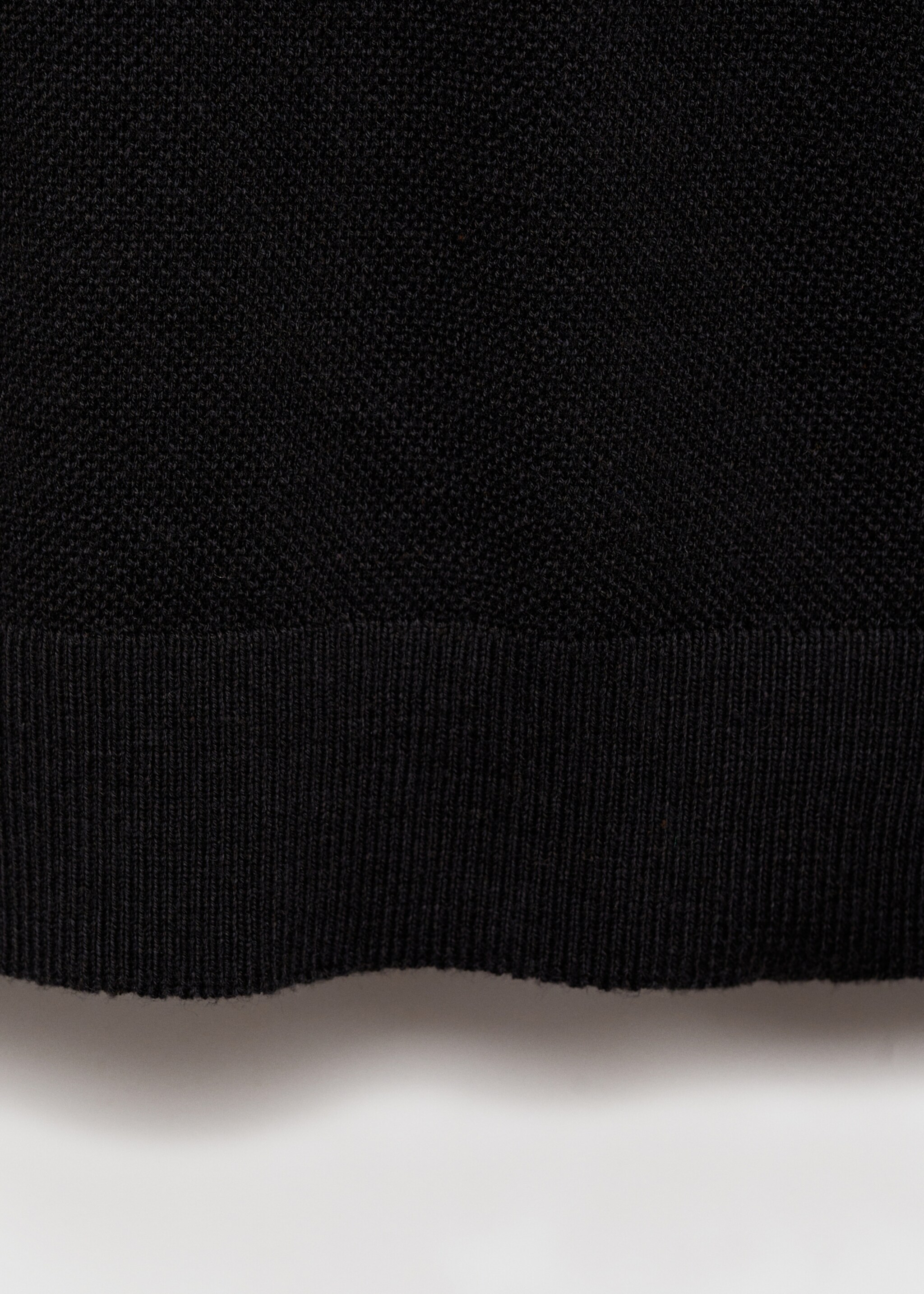 Cotton fine-knit t-shirt - Details of the article 0