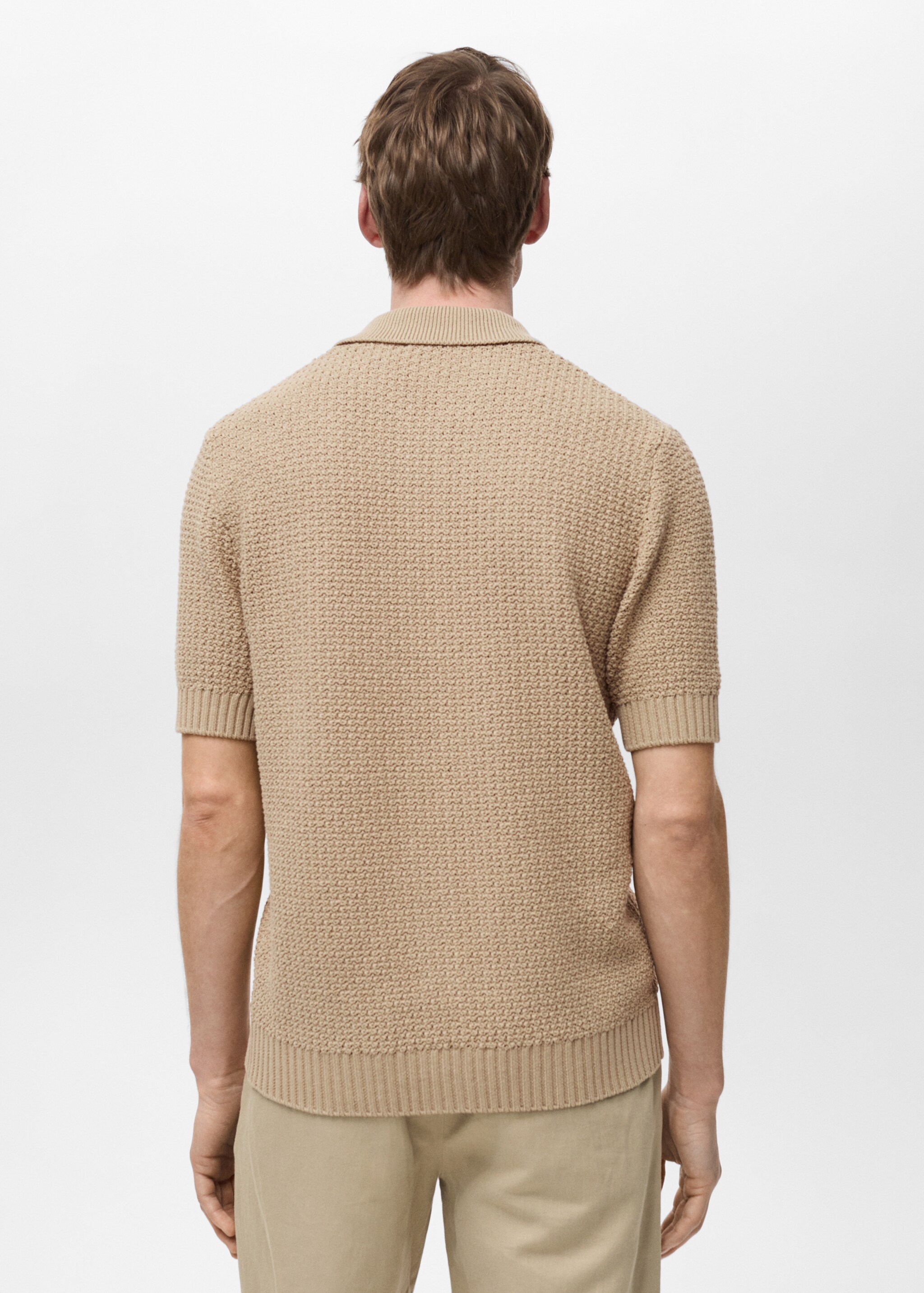 Chemise maille coton - Verso de l’article